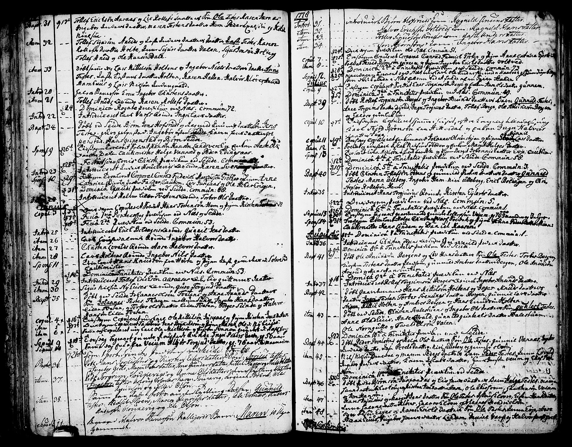 Sauherad kirkebøker, SAKO/A-298/F/Fa/L0004: Parish register (official) no. I 4, 1767-1814