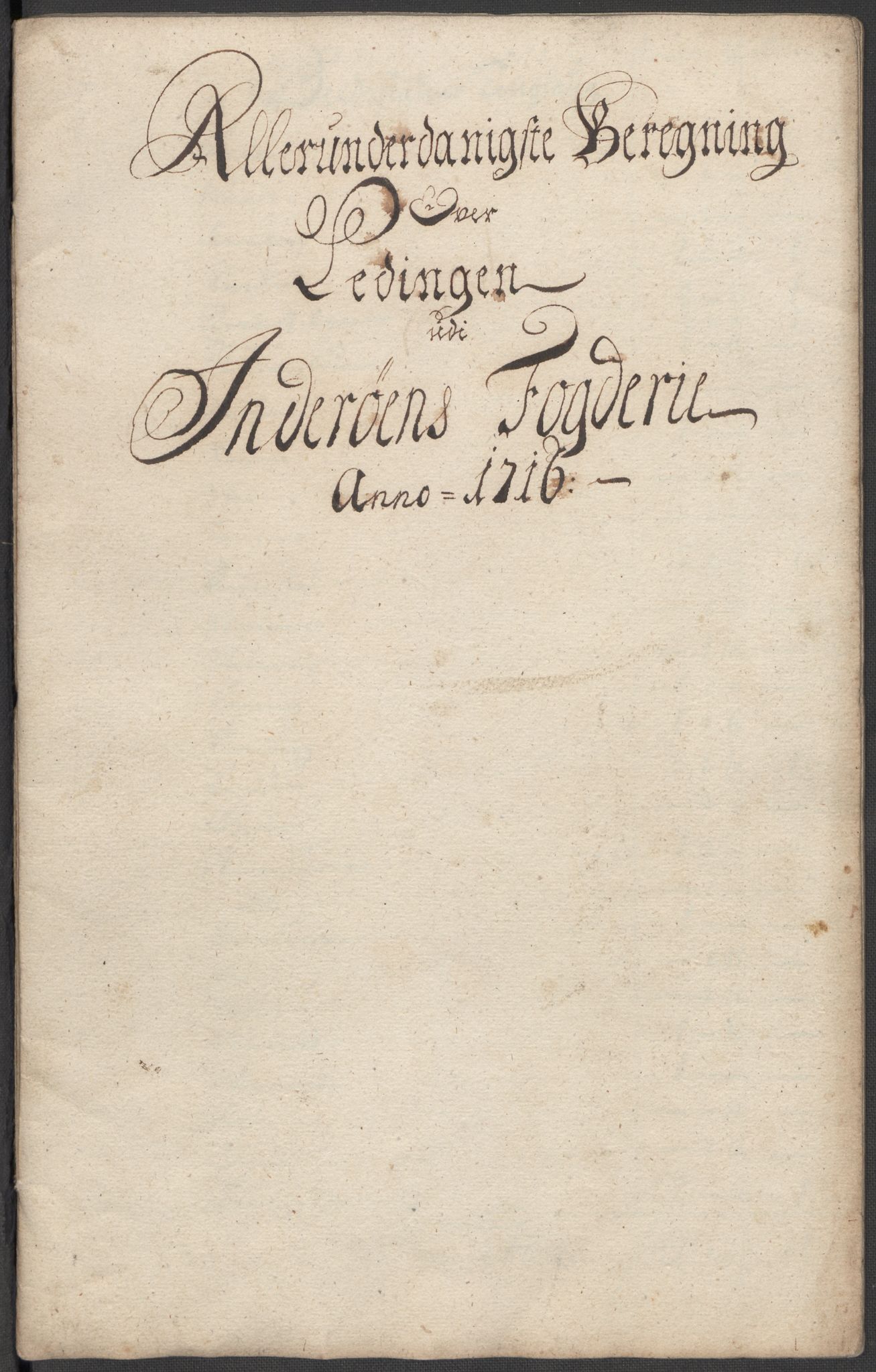 Rentekammeret inntil 1814, Reviderte regnskaper, Fogderegnskap, RA/EA-4092/R63/L4324: Fogderegnskap Inderøy, 1716, p. 183