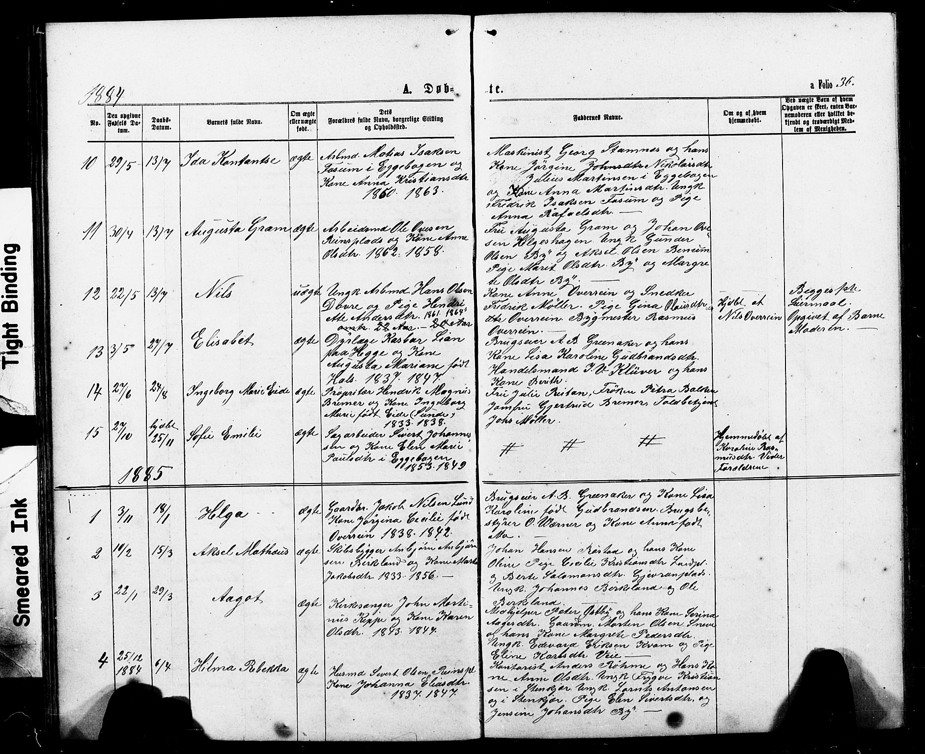 Ministerialprotokoller, klokkerbøker og fødselsregistre - Nord-Trøndelag, SAT/A-1458/740/L0380: Parish register (copy) no. 740C01, 1868-1902, p. 36