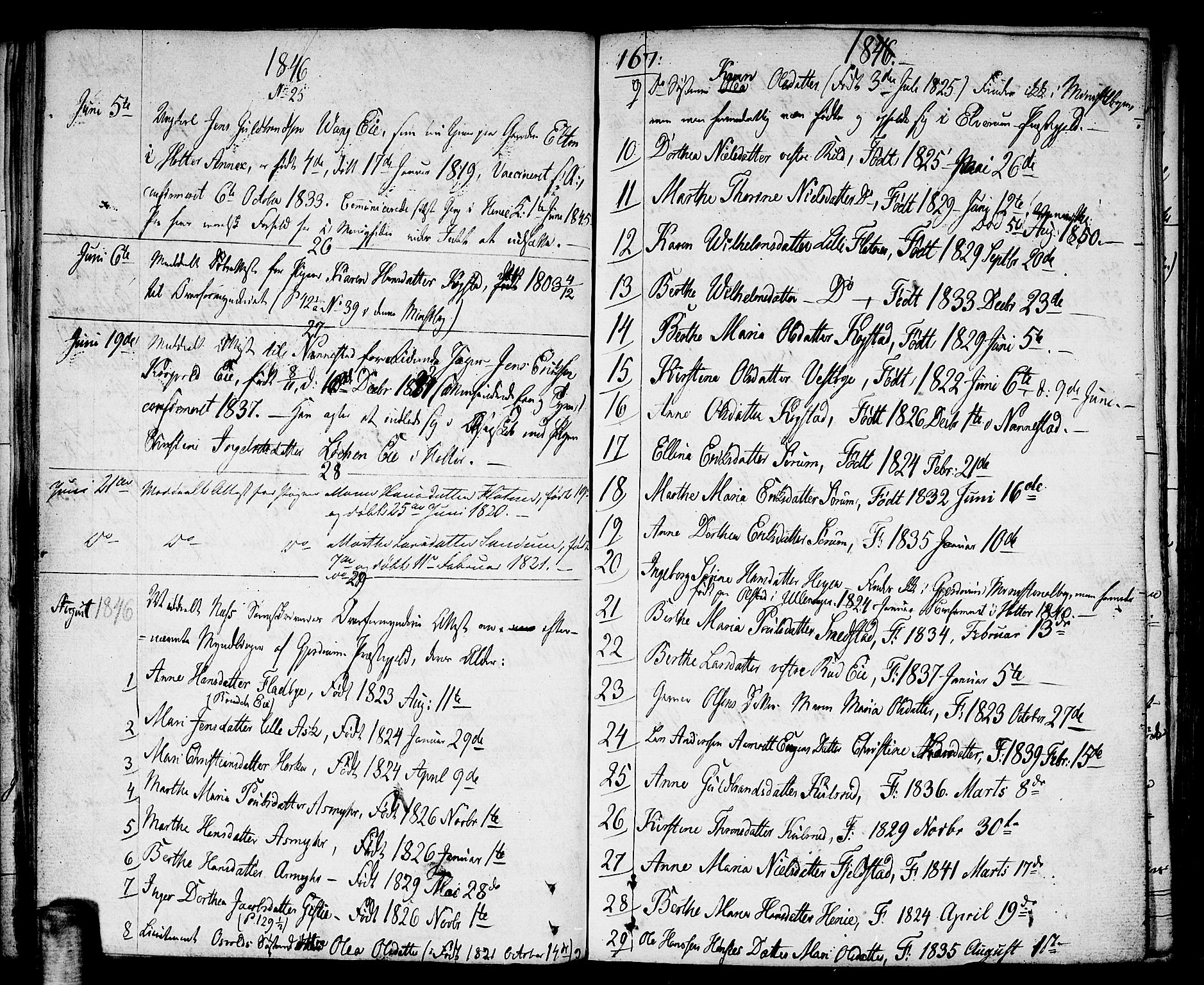 Gjerdrum prestekontor Kirkebøker, SAO/A-10412b/F/Fa/L0003: Parish register (official) no. I 3, 1798-1815, p. 167