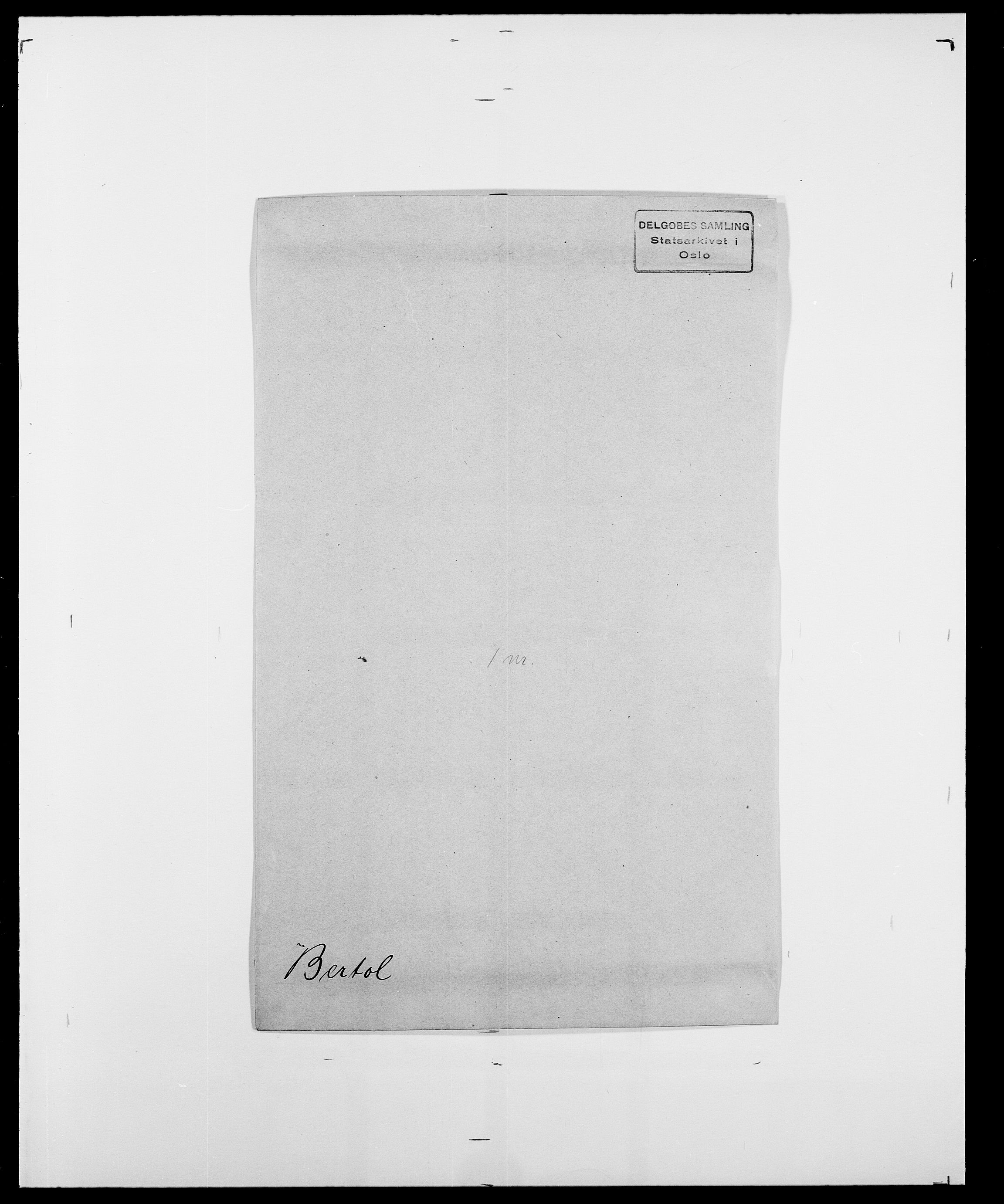 Delgobe, Charles Antoine - samling, AV/SAO-PAO-0038/D/Da/L0004: Bergendahl - Blære, p. 126