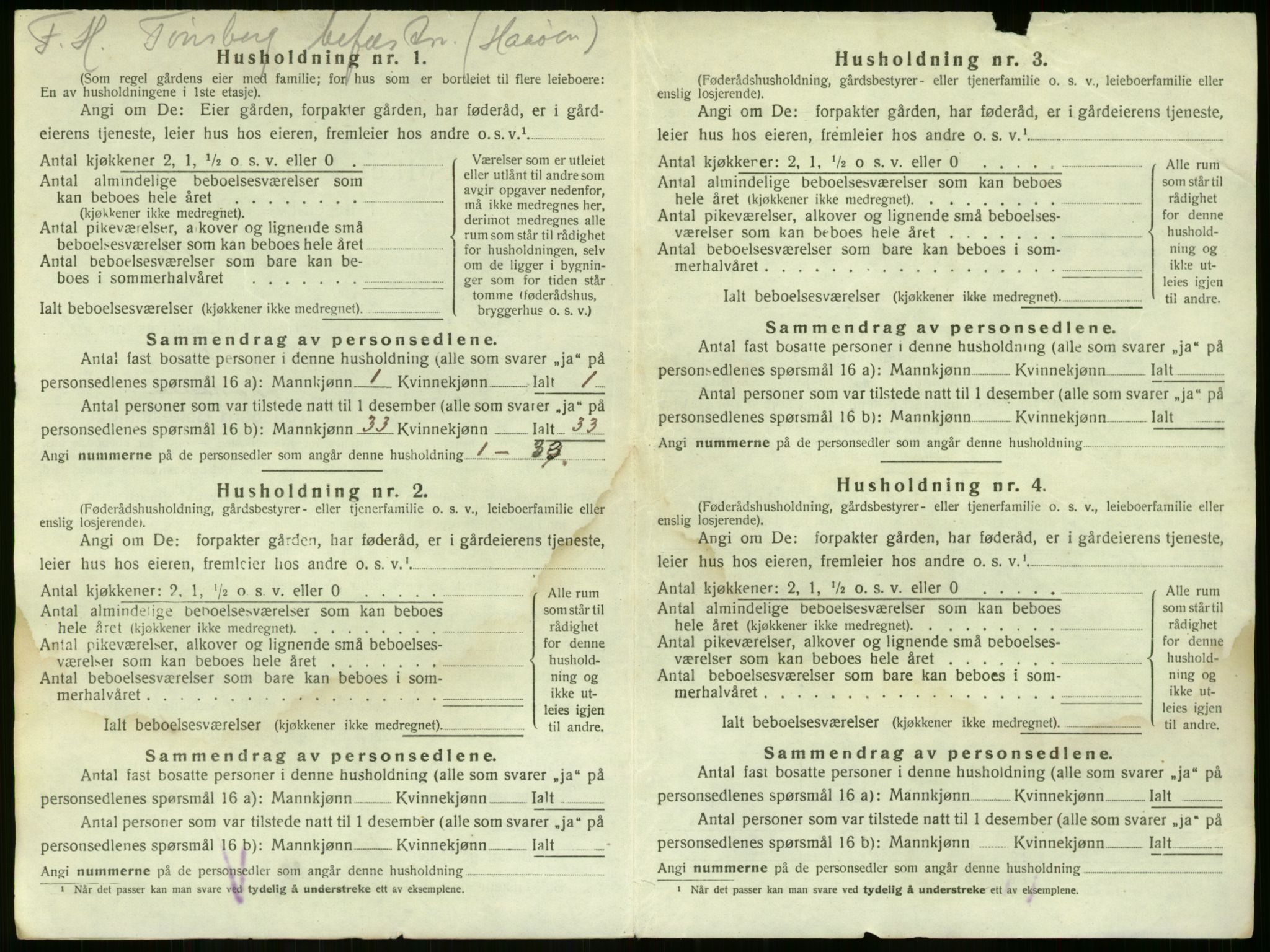 SAKO, 1920 census for Nøtterøy, 1920, p. 2451