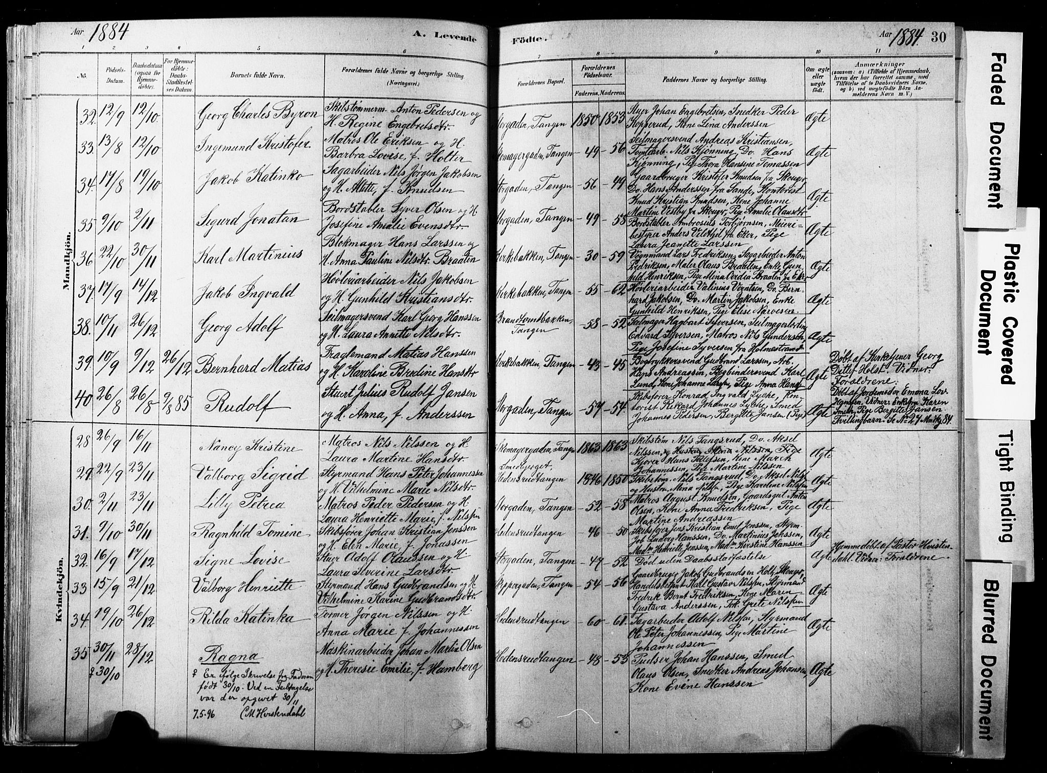 Strømsø kirkebøker, SAKO/A-246/F/Fb/L0006: Parish register (official) no. II 6, 1879-1910, p. 30