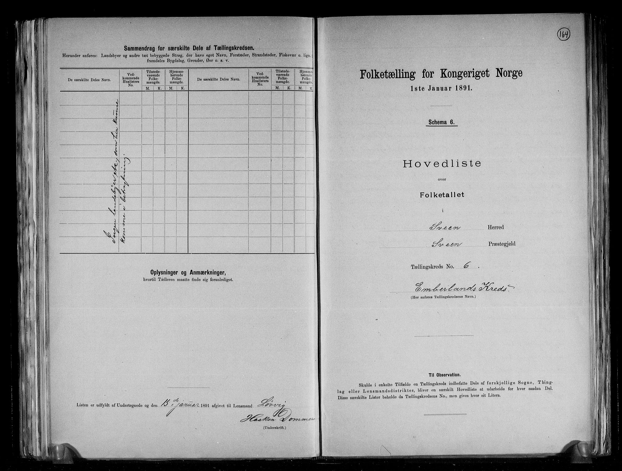 RA, 1891 census for 1216 Sveio, 1891, p. 14