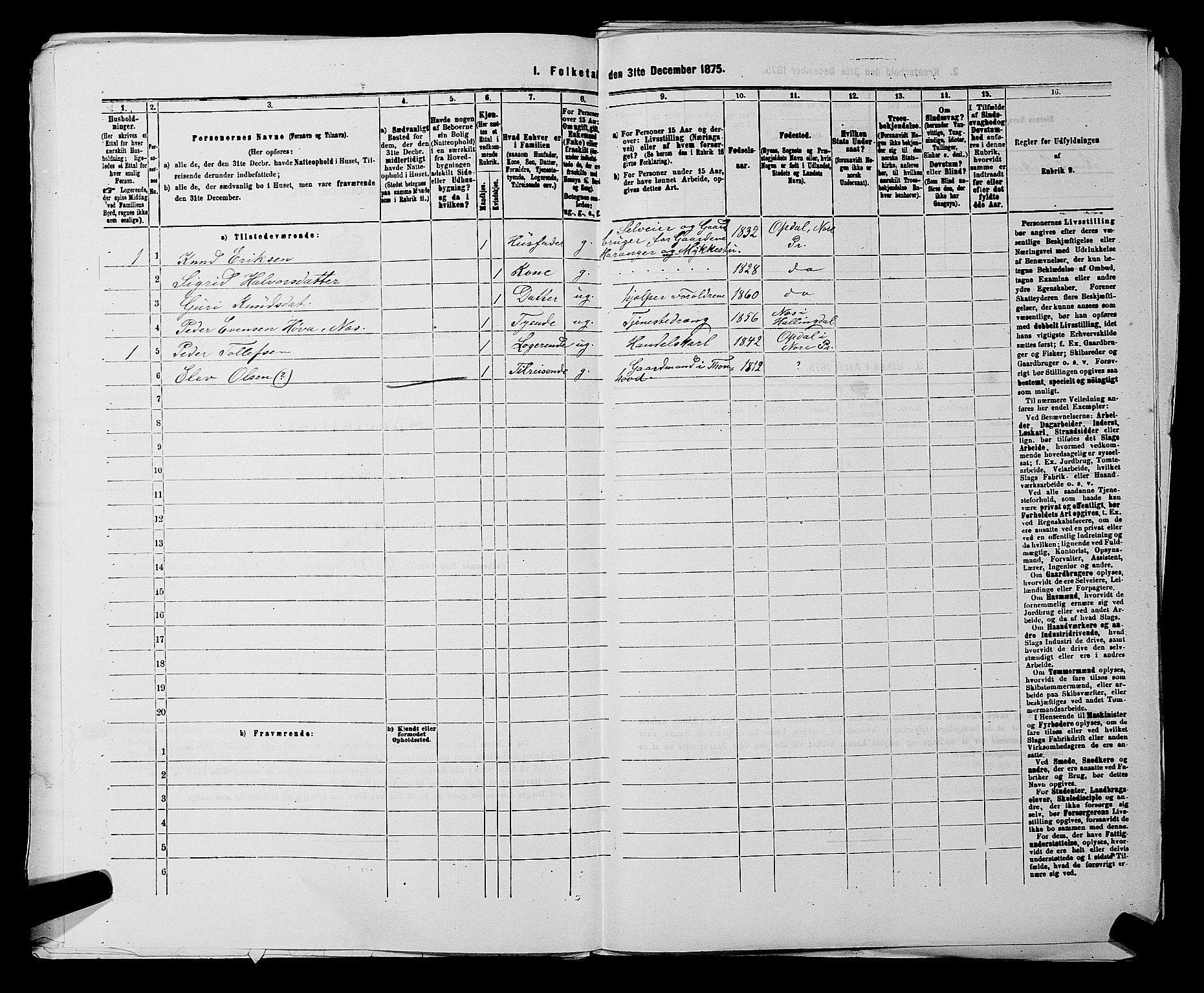 SAKO, 1875 census for 0633P Nore, 1875, p. 569