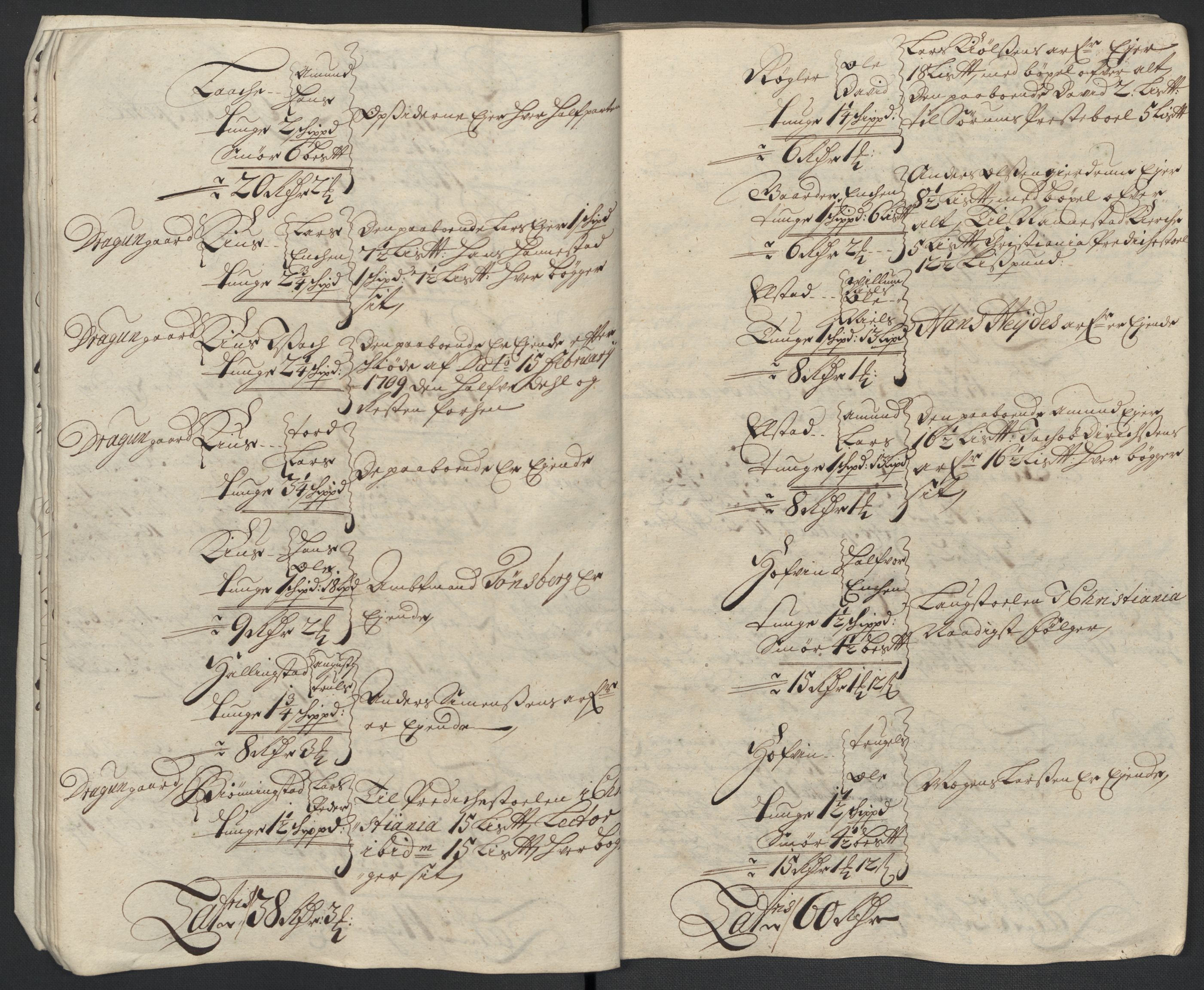 Rentekammeret inntil 1814, Reviderte regnskaper, Fogderegnskap, AV/RA-EA-4092/R12/L0720: Fogderegnskap Øvre Romerike, 1710-1711, p. 313