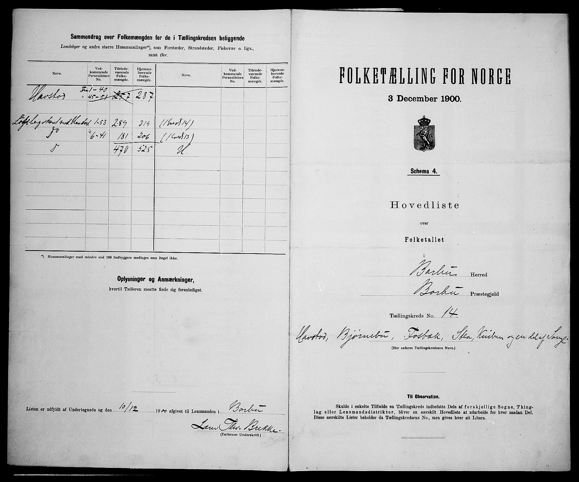 SAK, 1900 census for Barbu, 1900, p. 52