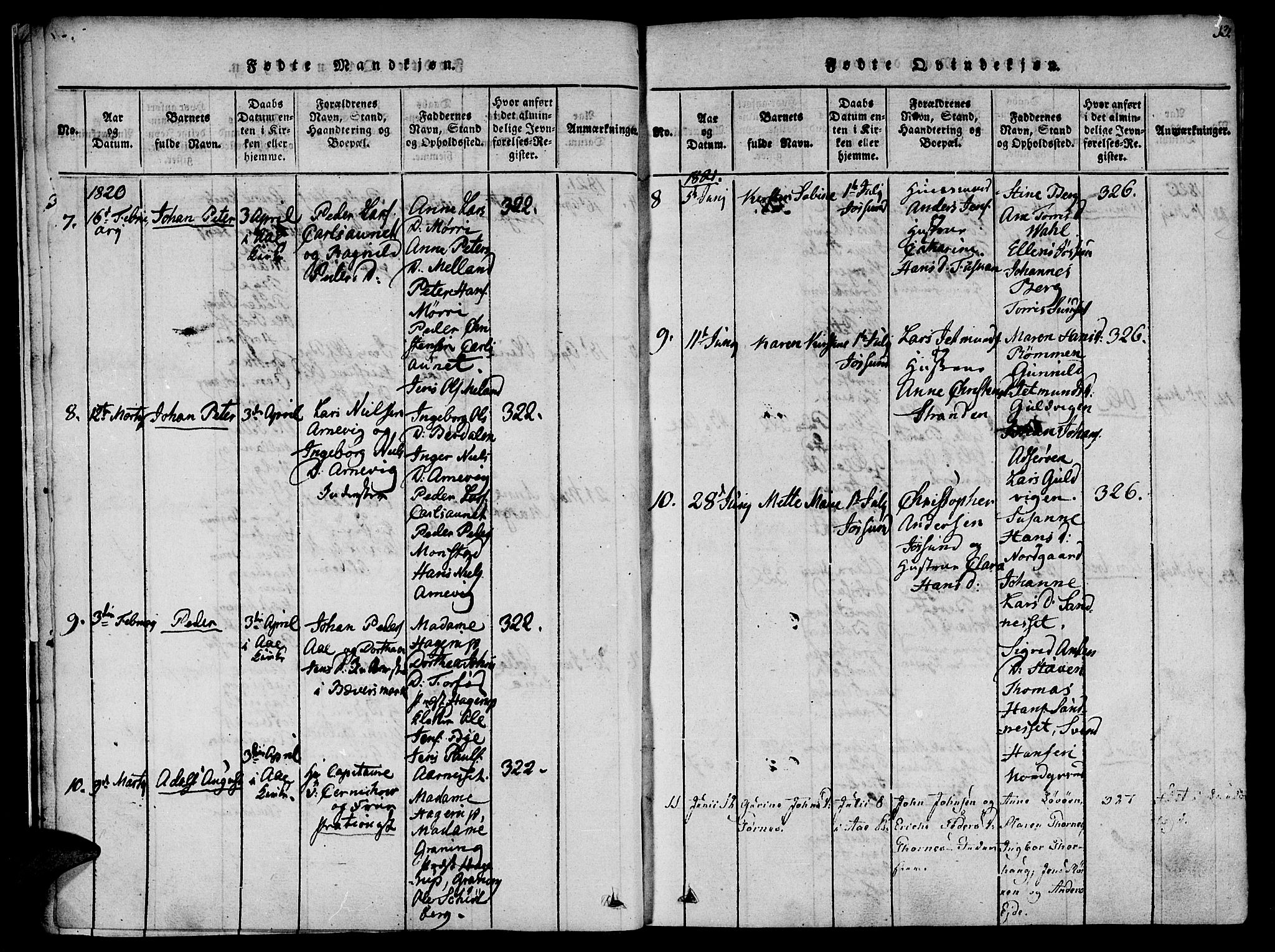 Ministerialprotokoller, klokkerbøker og fødselsregistre - Sør-Trøndelag, SAT/A-1456/655/L0675: Parish register (official) no. 655A04, 1818-1830, p. 13