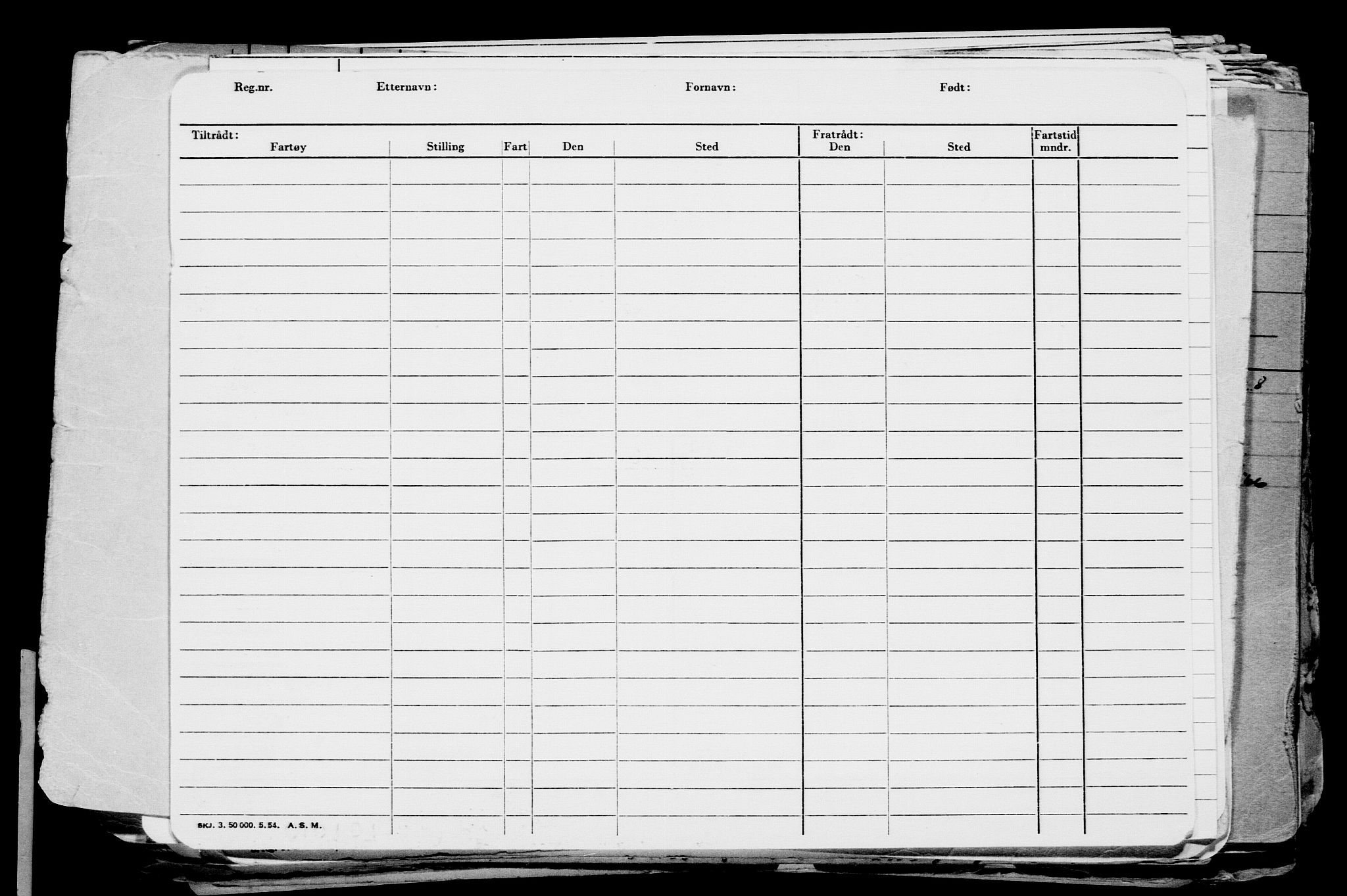 Direktoratet for sjømenn, AV/RA-S-3545/G/Gb/L0072: Hovedkort, 1907, p. 2