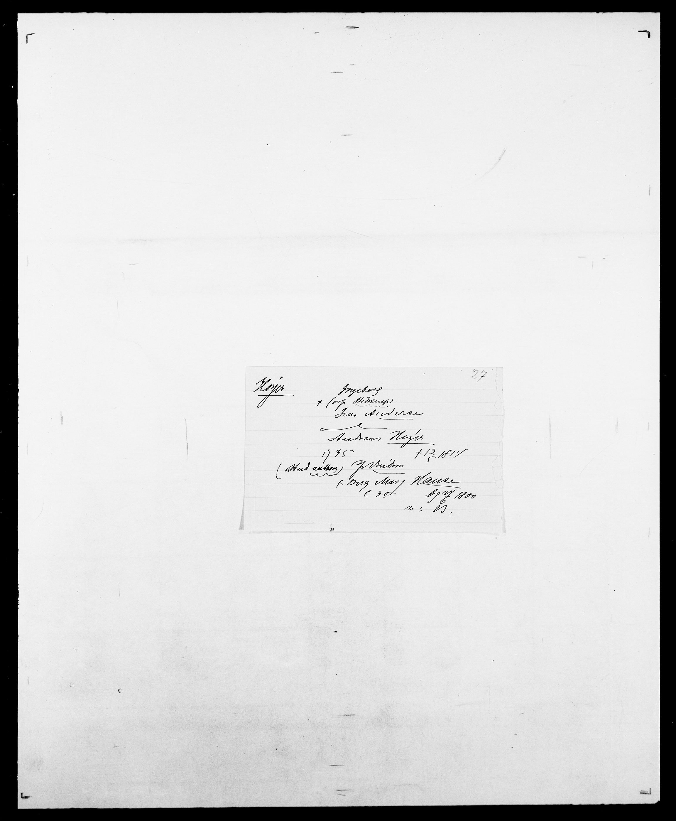 Delgobe, Charles Antoine - samling, SAO/PAO-0038/D/Da/L0019: van der Hude - Joys, p. 416
