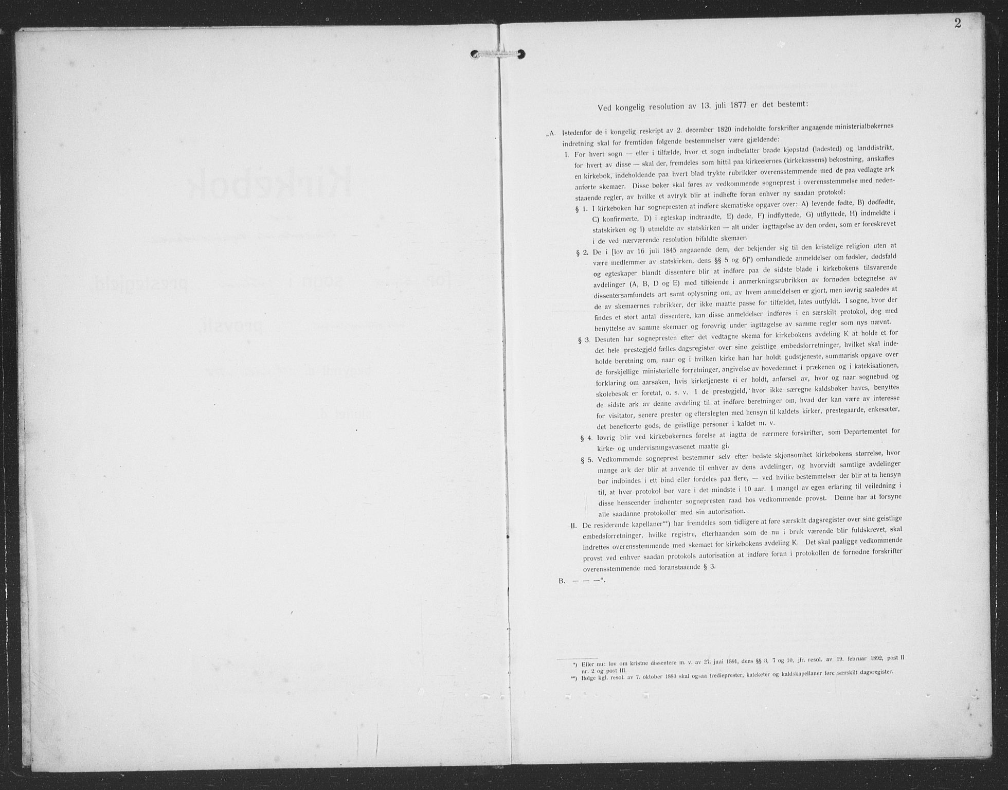 Sund sokneprestembete, SAB/A-99930: Parish register (copy) no. C 1, 1913-1928, p. 2
