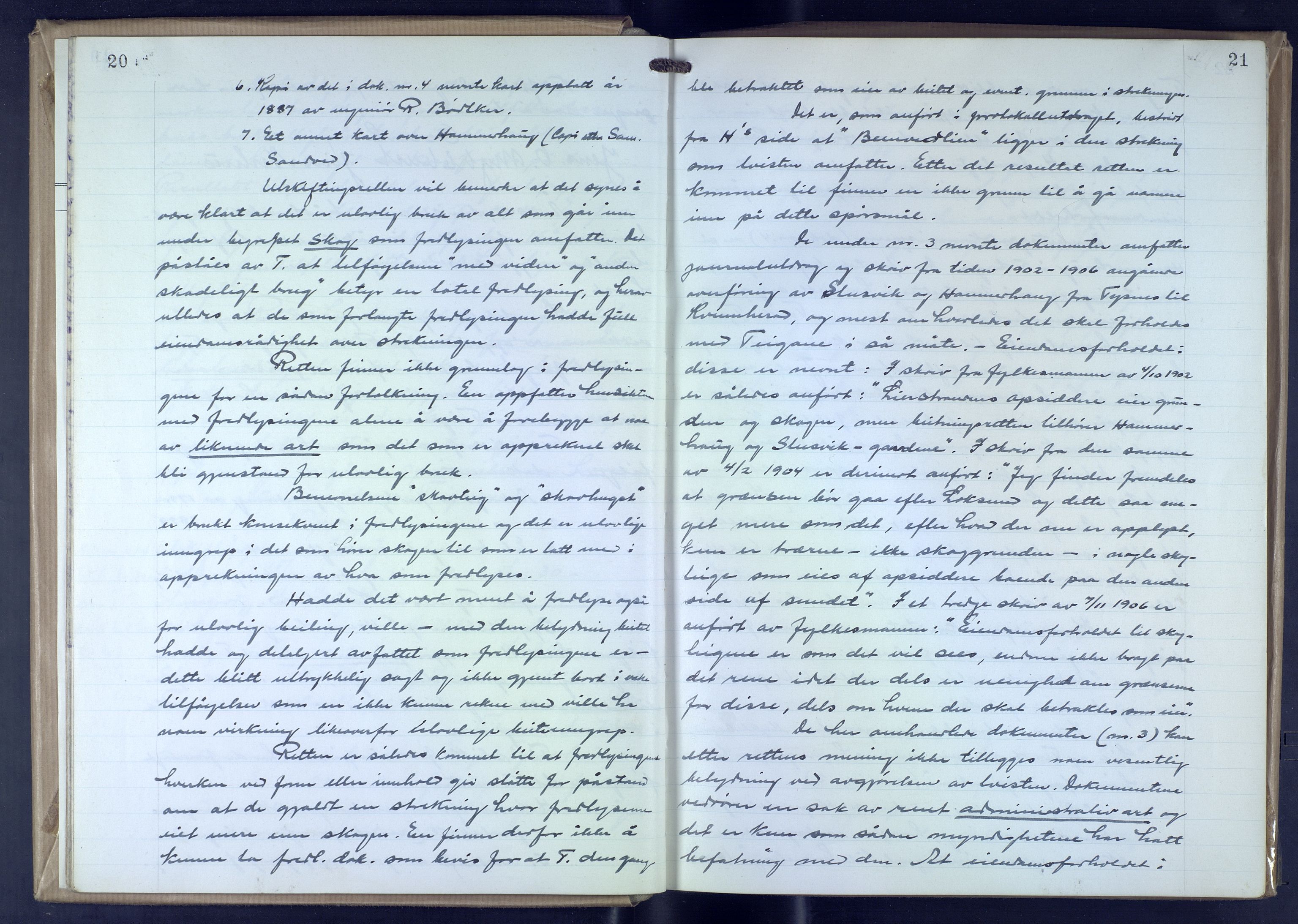 Hordaland jordskiftedøme - VII Indre Sunnhordland jordskiftedistrikt, AV/SAB-A-7401/A/Aa/L0025: Forhandlingsprotokoll, 1946-1952, p. 20-21