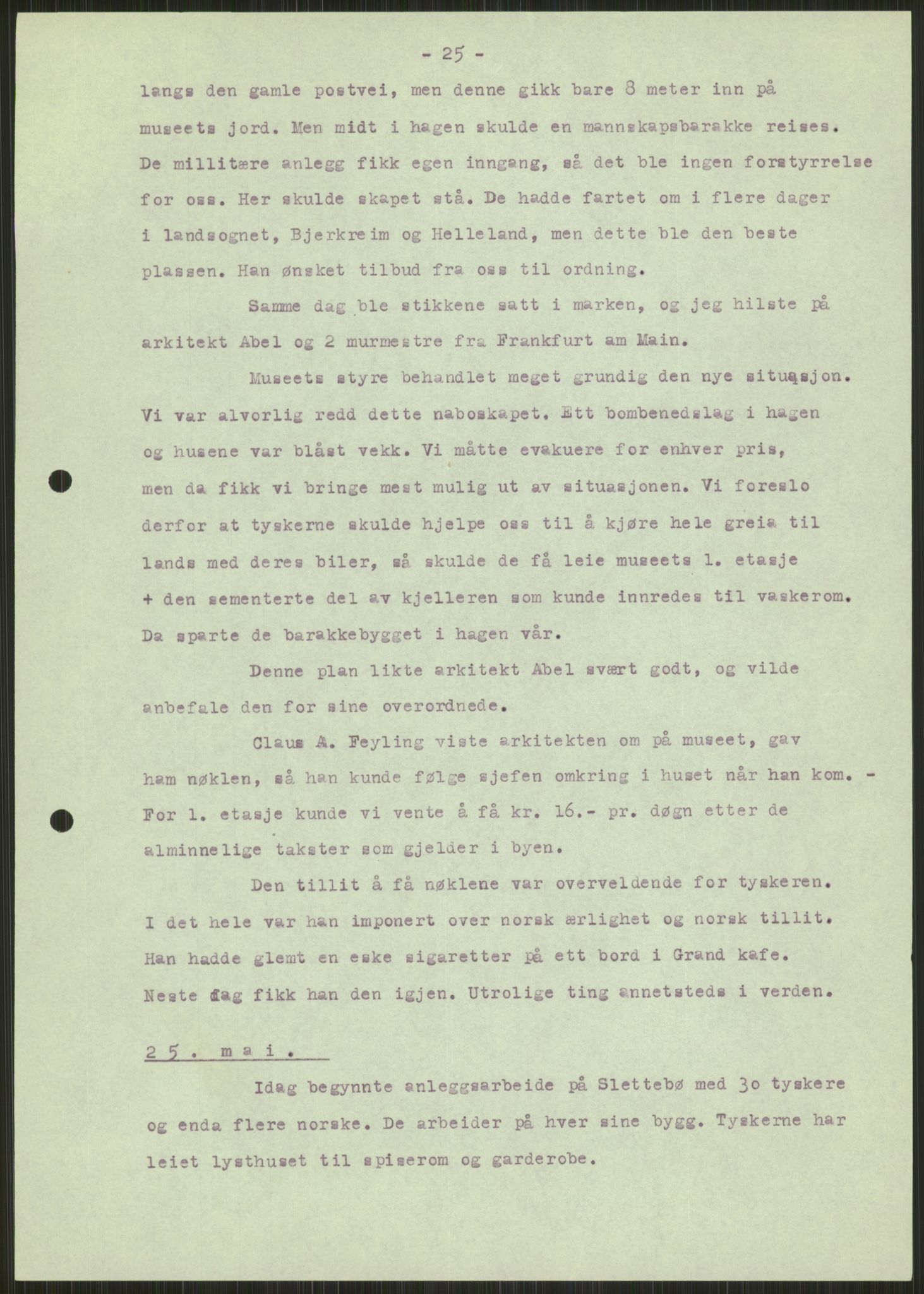 Forsvaret, Forsvarets krigshistoriske avdeling, AV/RA-RAFA-2017/Y/Ya/L0015: II-C-11-31 - Fylkesmenn.  Rapporter om krigsbegivenhetene 1940., 1940, p. 75