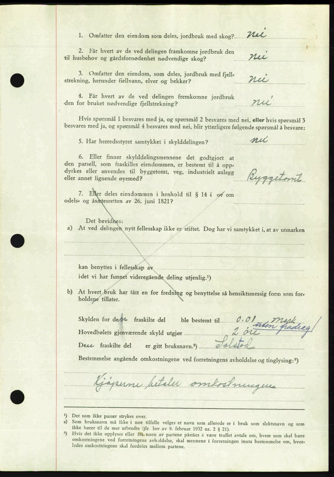 Romsdal sorenskriveri, AV/SAT-A-4149/1/2/2C: Mortgage book no. A26, 1948-1948, Diary no: : 1123/1948