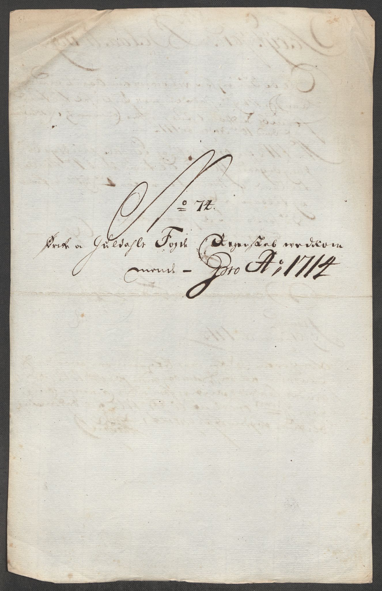 Rentekammeret inntil 1814, Reviderte regnskaper, Fogderegnskap, AV/RA-EA-4092/R60/L3965: Fogderegnskap Orkdal og Gauldal, 1714, p. 468