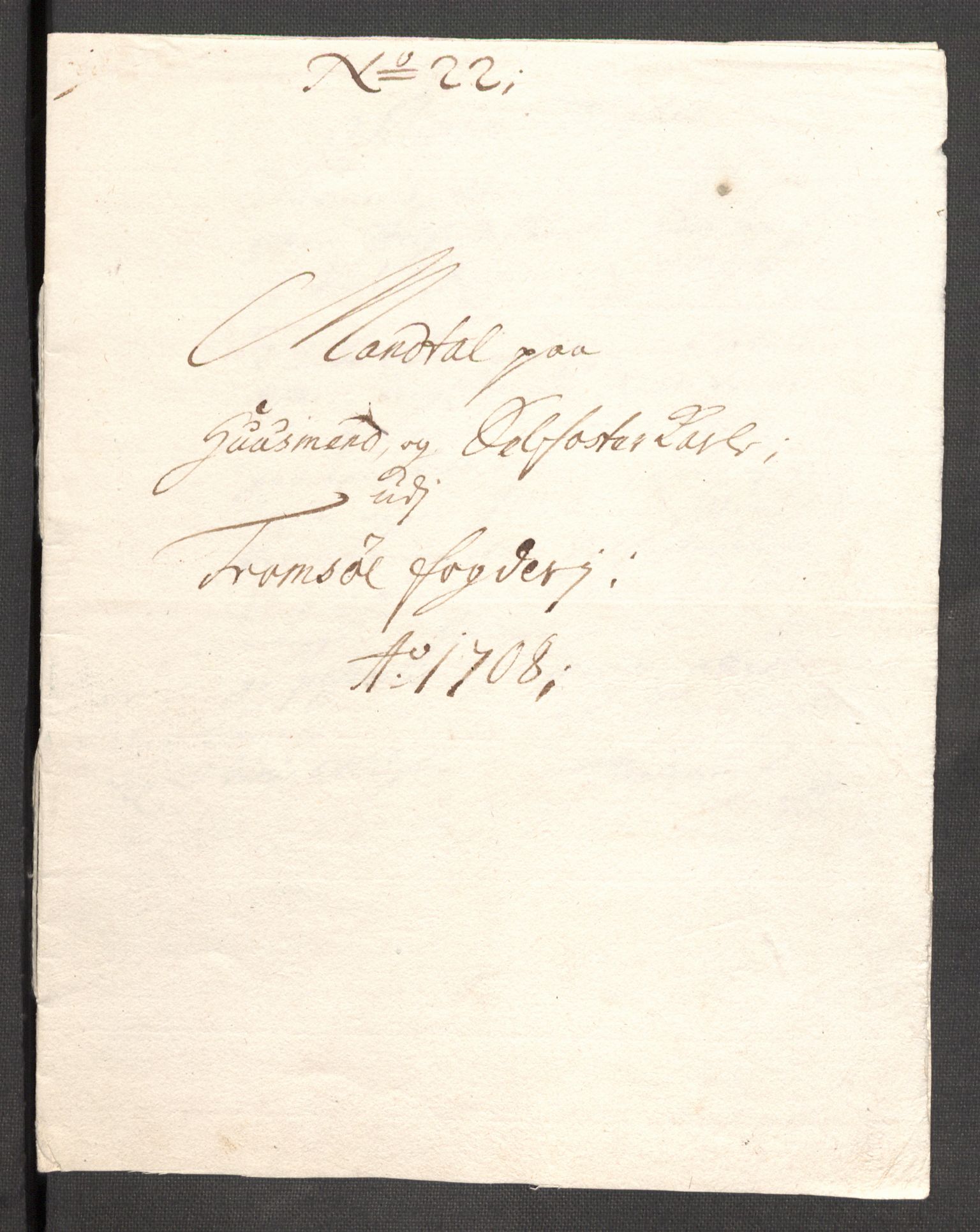 Rentekammeret inntil 1814, Reviderte regnskaper, Fogderegnskap, AV/RA-EA-4092/R68/L4757: Fogderegnskap Senja og Troms, 1708-1710, p. 139