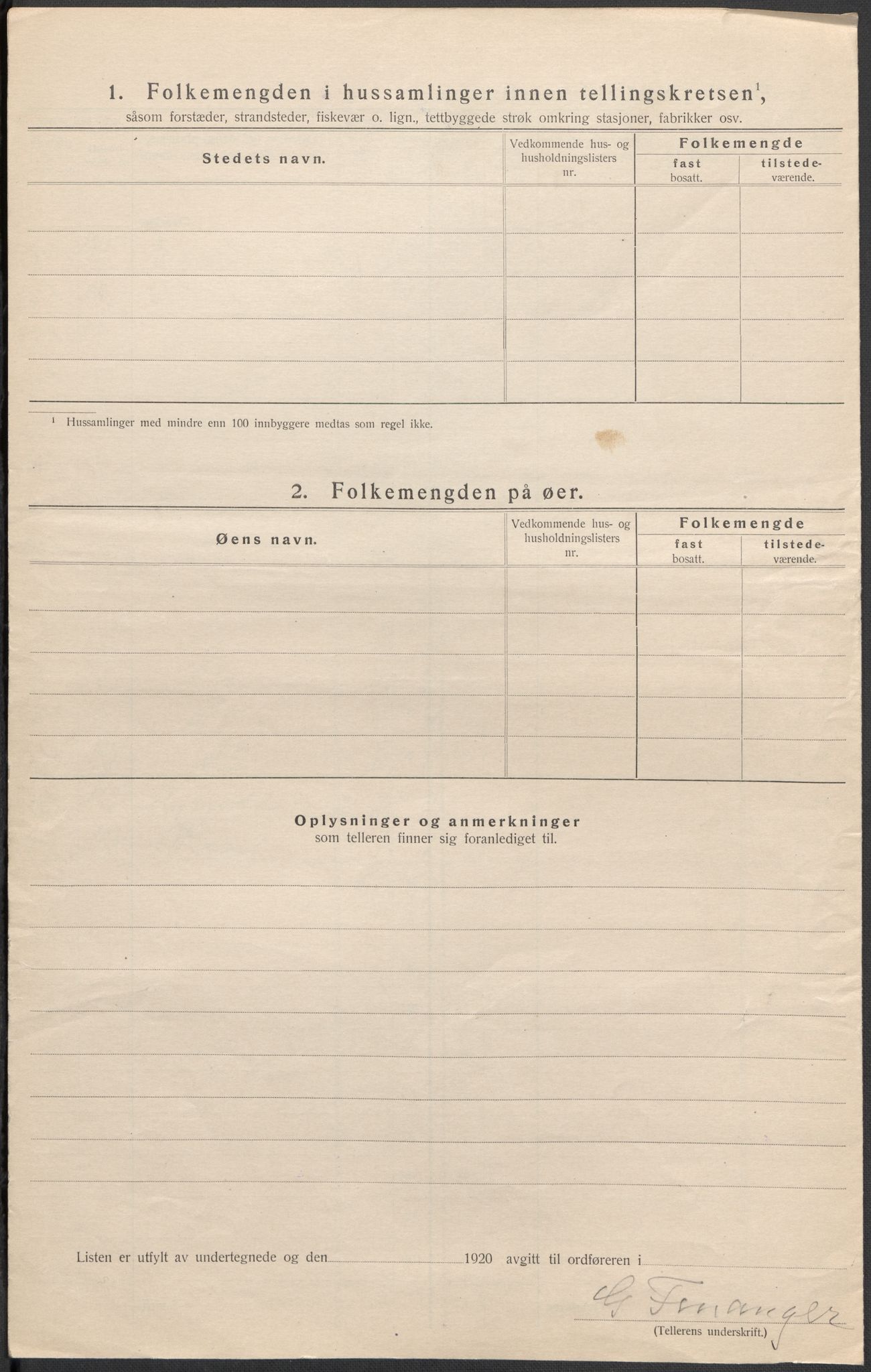 SAKO, 1920 census for Botne, 1920, p. 10