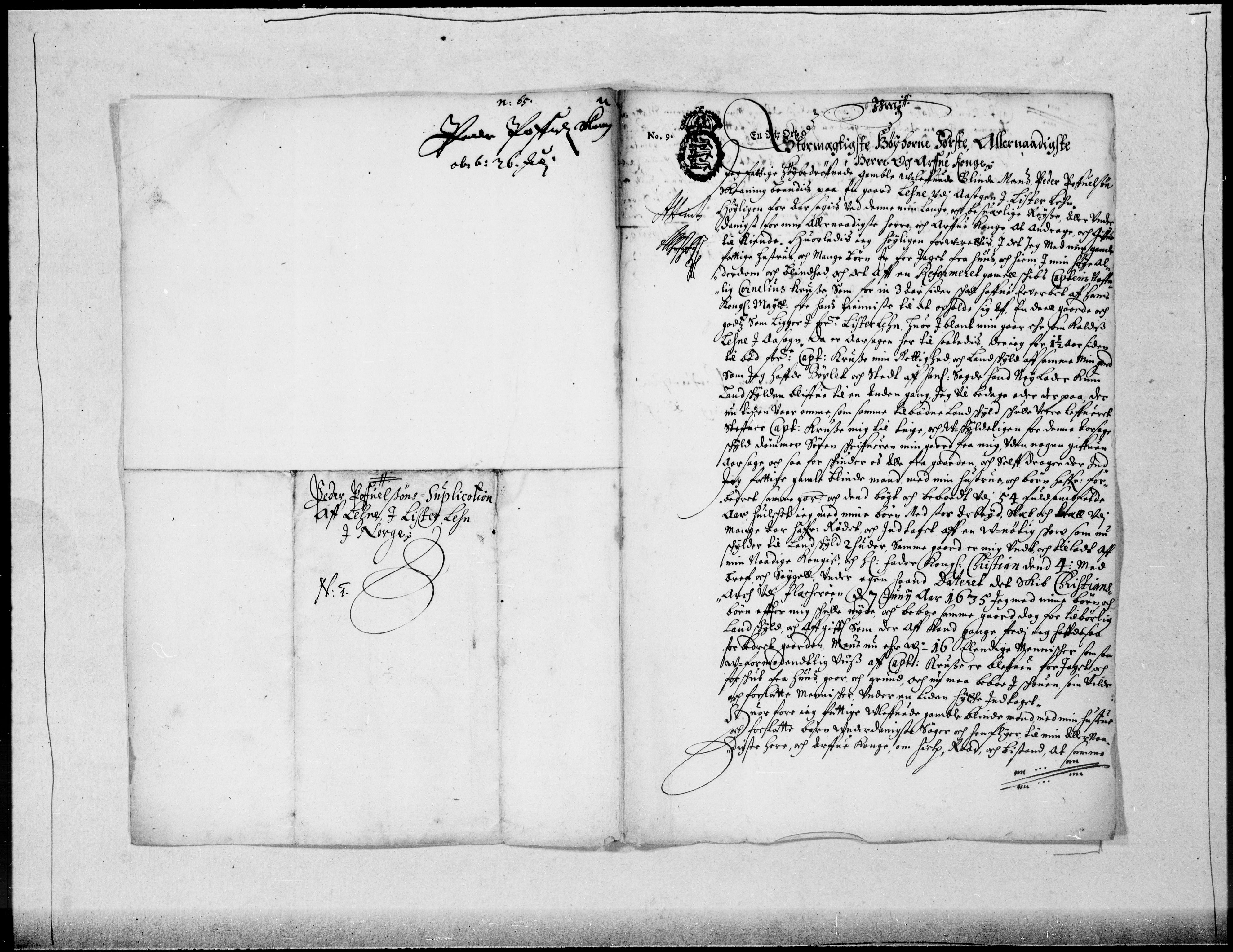 Danske Kanselli 1572-1799, RA/EA-3023/F/Fc/Fcc/Fcca/L0025: Norske innlegg 1572-1799, 1665-1666, p. 74