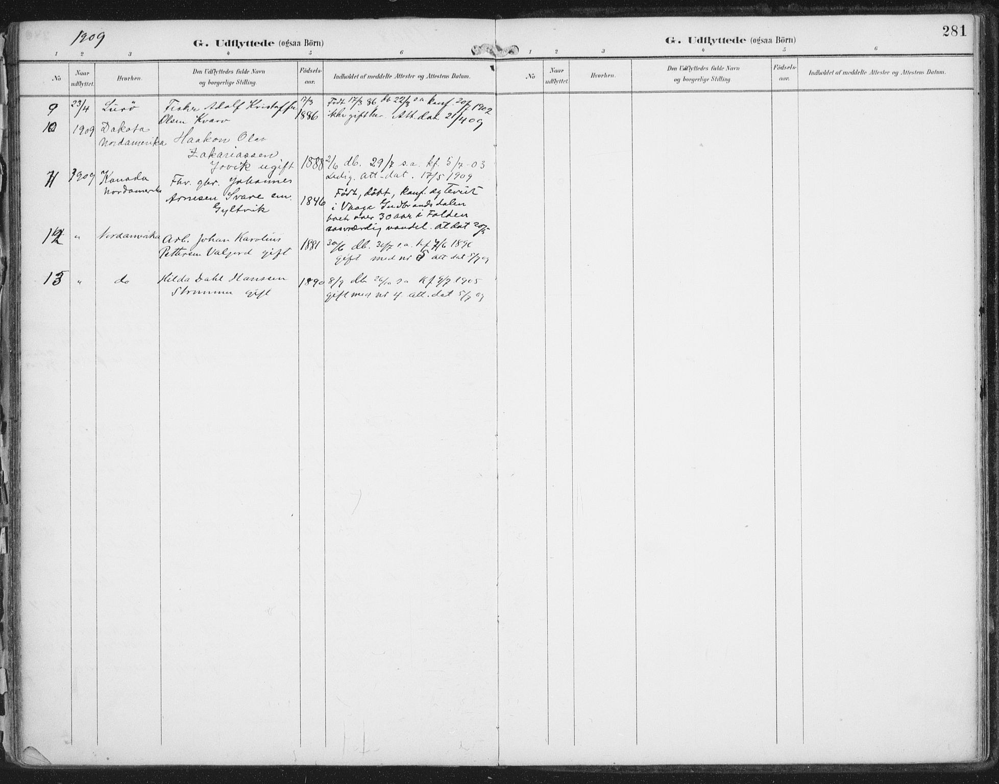Ministerialprotokoller, klokkerbøker og fødselsregistre - Nordland, SAT/A-1459/854/L0779: Parish register (official) no. 854A02, 1892-1909, p. 281