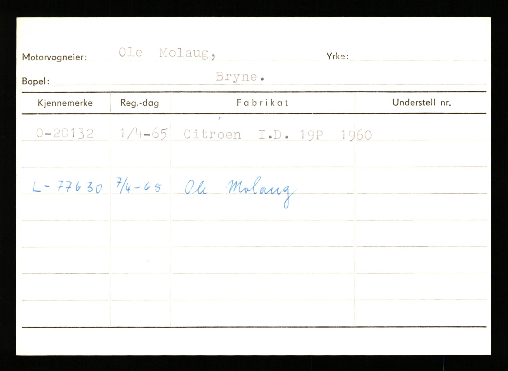 Stavanger trafikkstasjon, AV/SAST-A-101942/0/G/L0004: Registreringsnummer: 15497 - 22957, 1930-1971, p. 2070