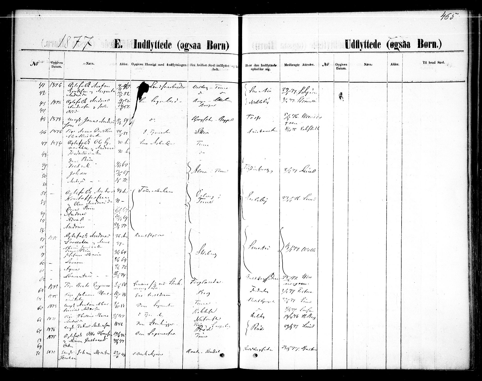 Glemmen prestekontor Kirkebøker, SAO/A-10908/F/Fa/L0009: Parish register (official) no. 9, 1871-1878, p. 465