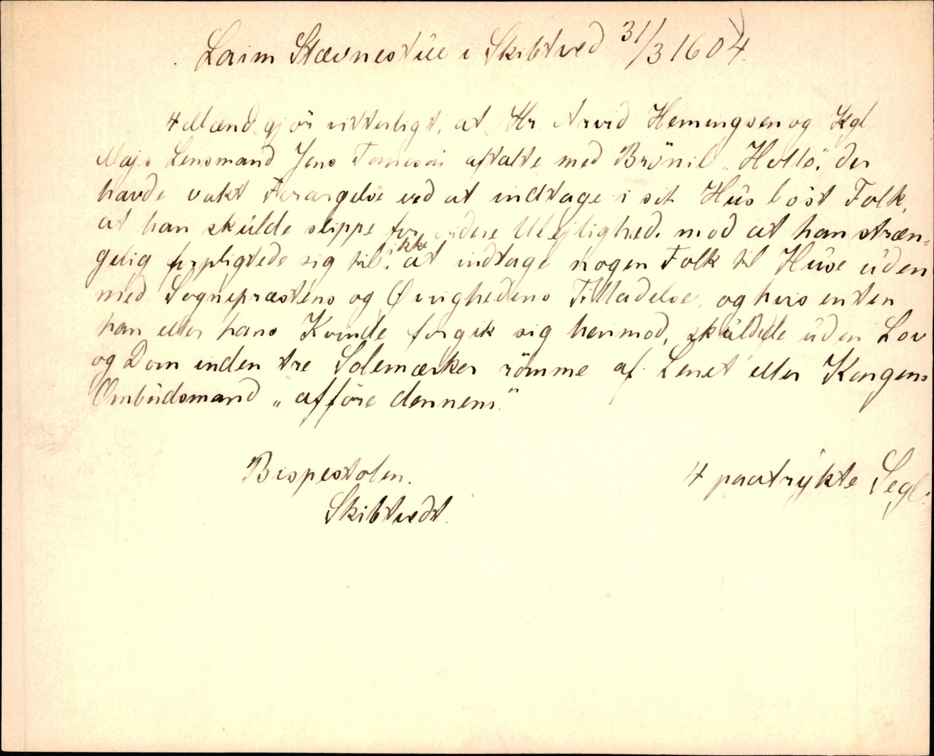 Riksarkivets diplomsamling, AV/RA-EA-5965/F35/F35k/L0001: Regestsedler: Prestearkiver fra Østfold og Akershus, p. 751