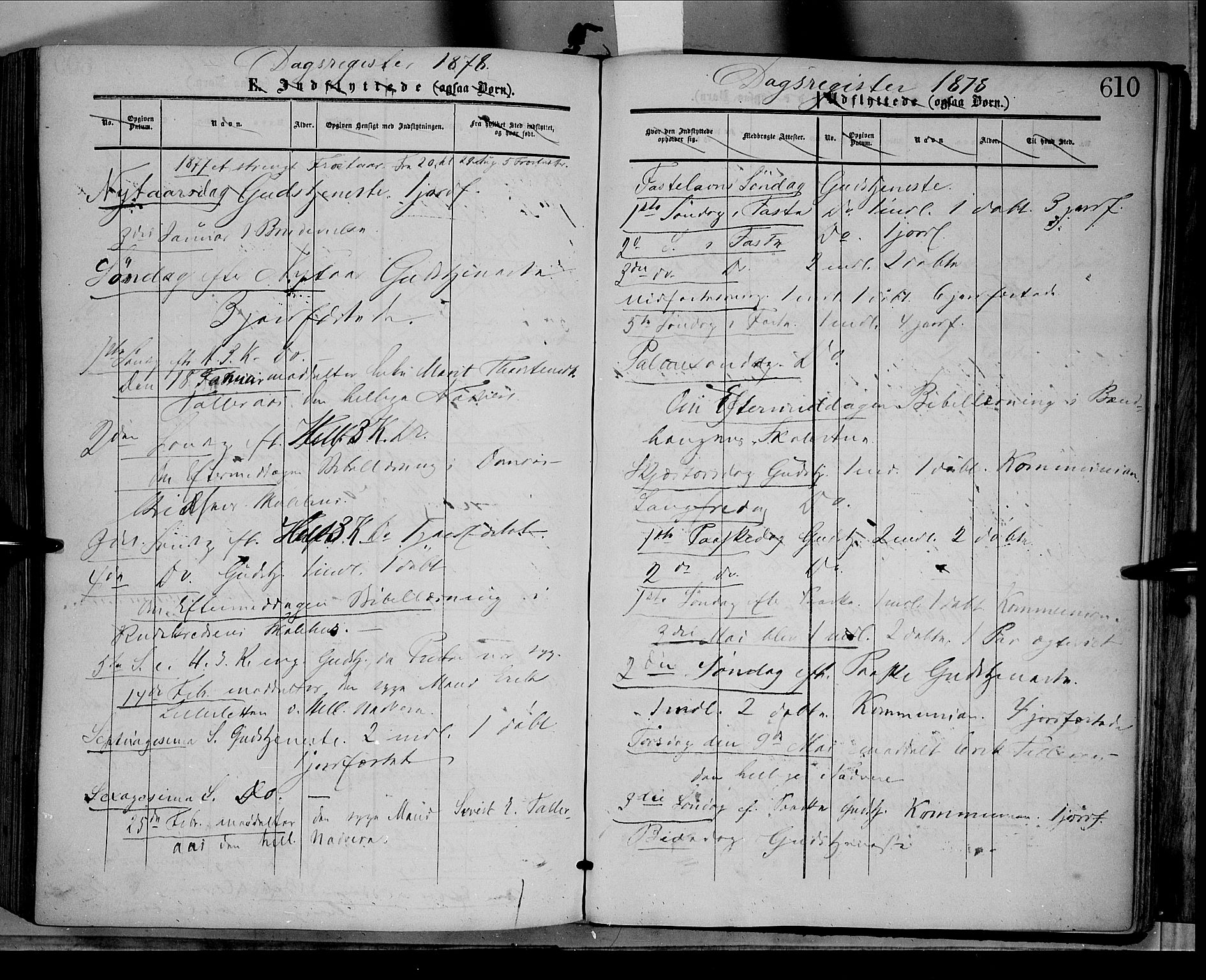 Dovre prestekontor, AV/SAH-PREST-066/H/Ha/Haa/L0001: Parish register (official) no. 1, 1854-1878, p. 610