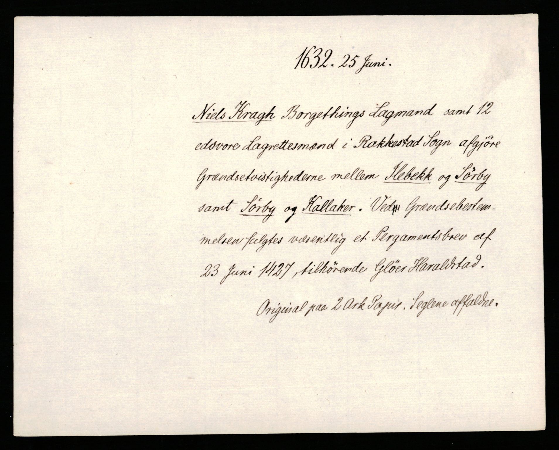 Riksarkivets diplomsamling, AV/RA-EA-5965/F35/F35b/L0007: Riksarkivets diplomer, seddelregister, 1625-1634, p. 485