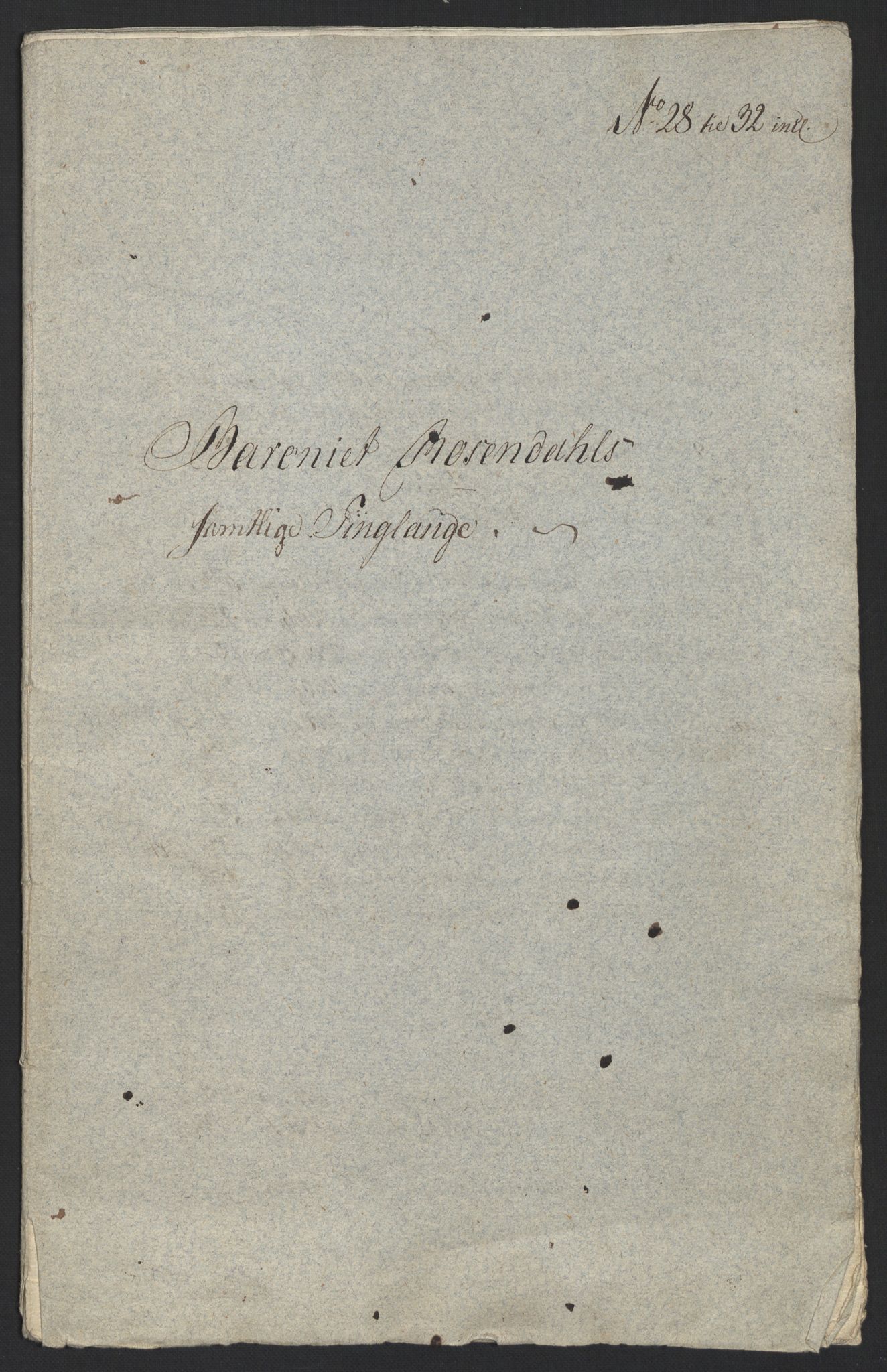 Sølvskatten 1816, NOBA/SOLVSKATTEN/A/L0040: Bind 41: Rosendal baroni, 1816-1825, p. 6