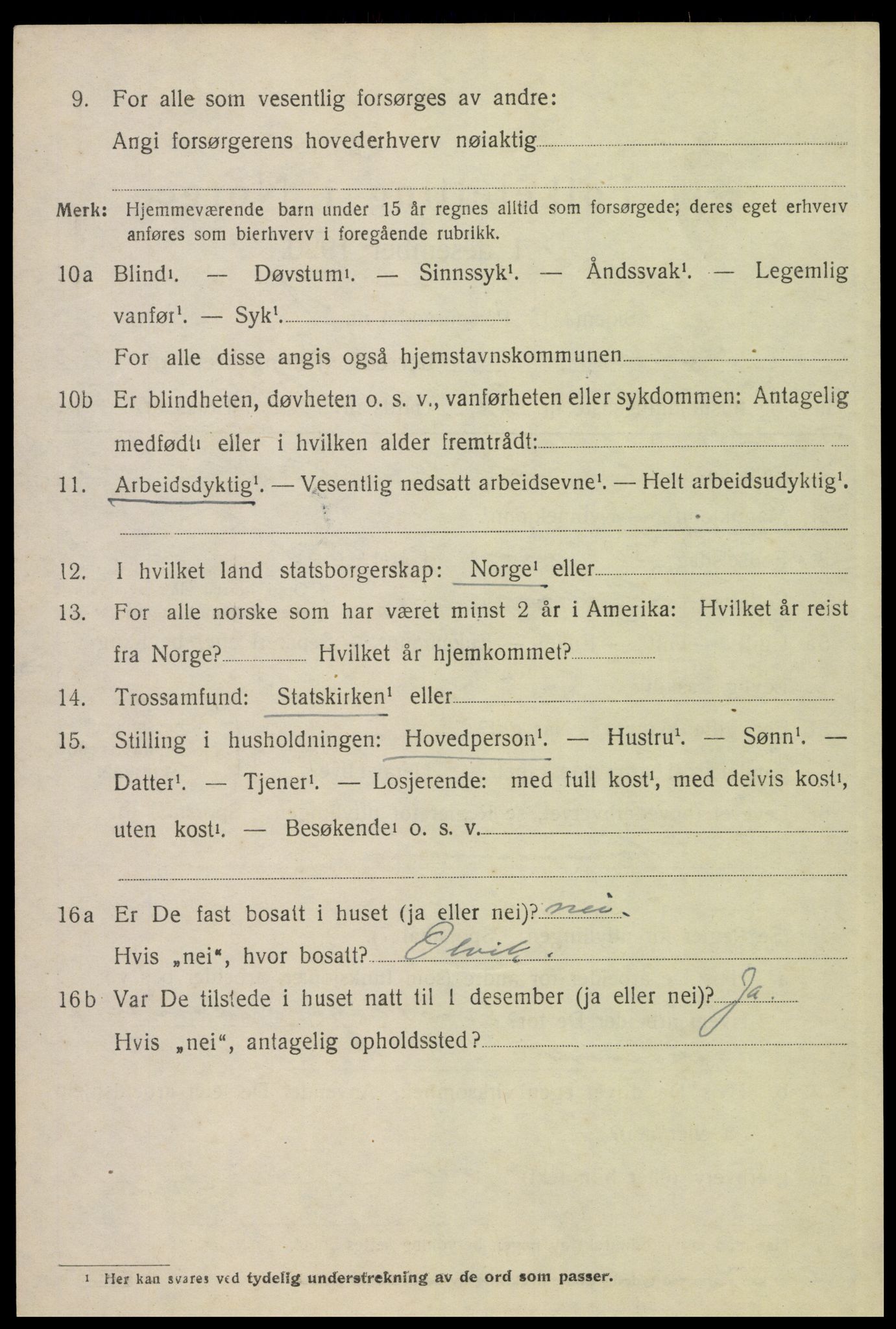 SAH, 1920 census for Eidskog, 1920, p. 11110