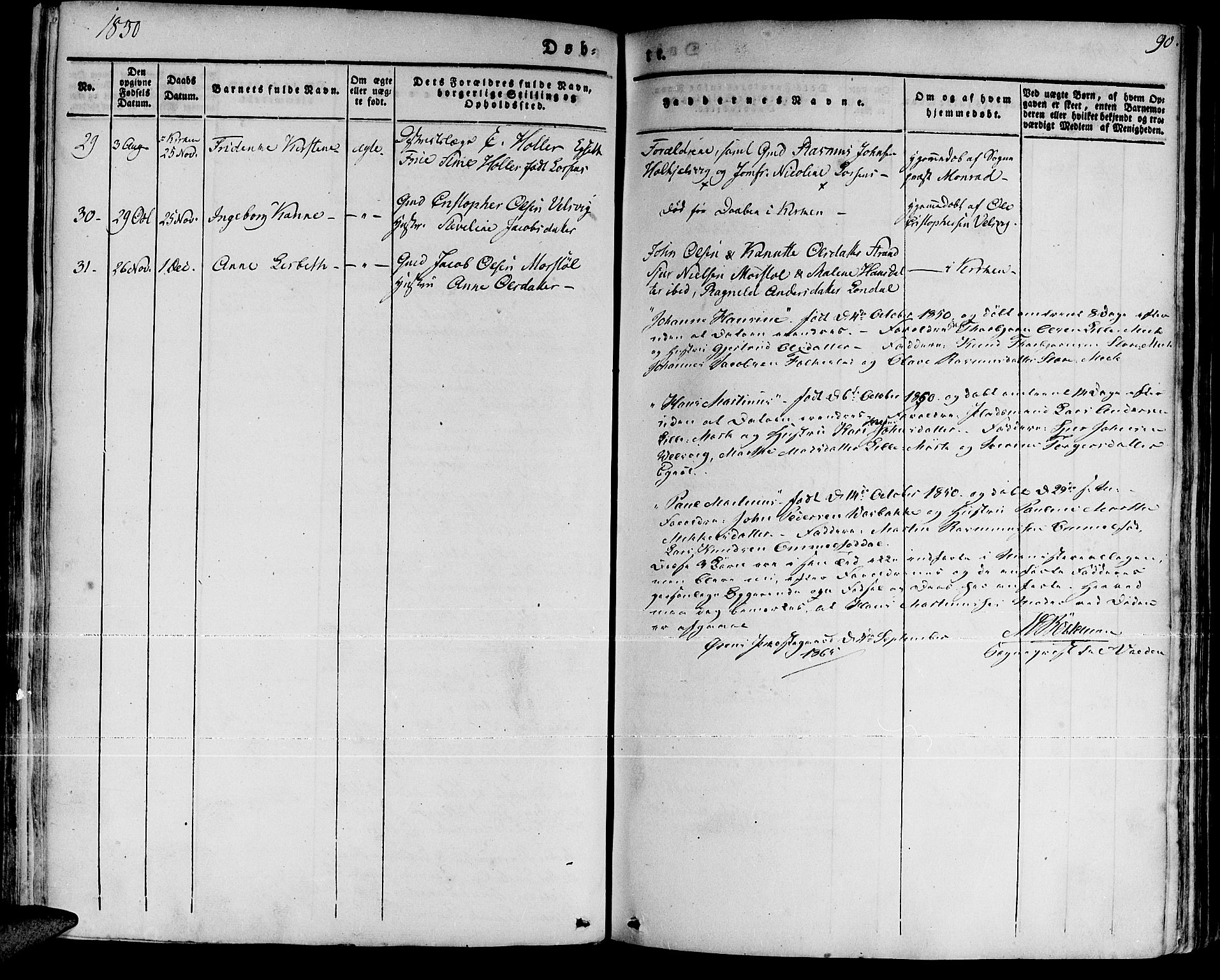 Ministerialprotokoller, klokkerbøker og fødselsregistre - Møre og Romsdal, AV/SAT-A-1454/511/L0139: Parish register (official) no. 511A06, 1831-1850, p. 90