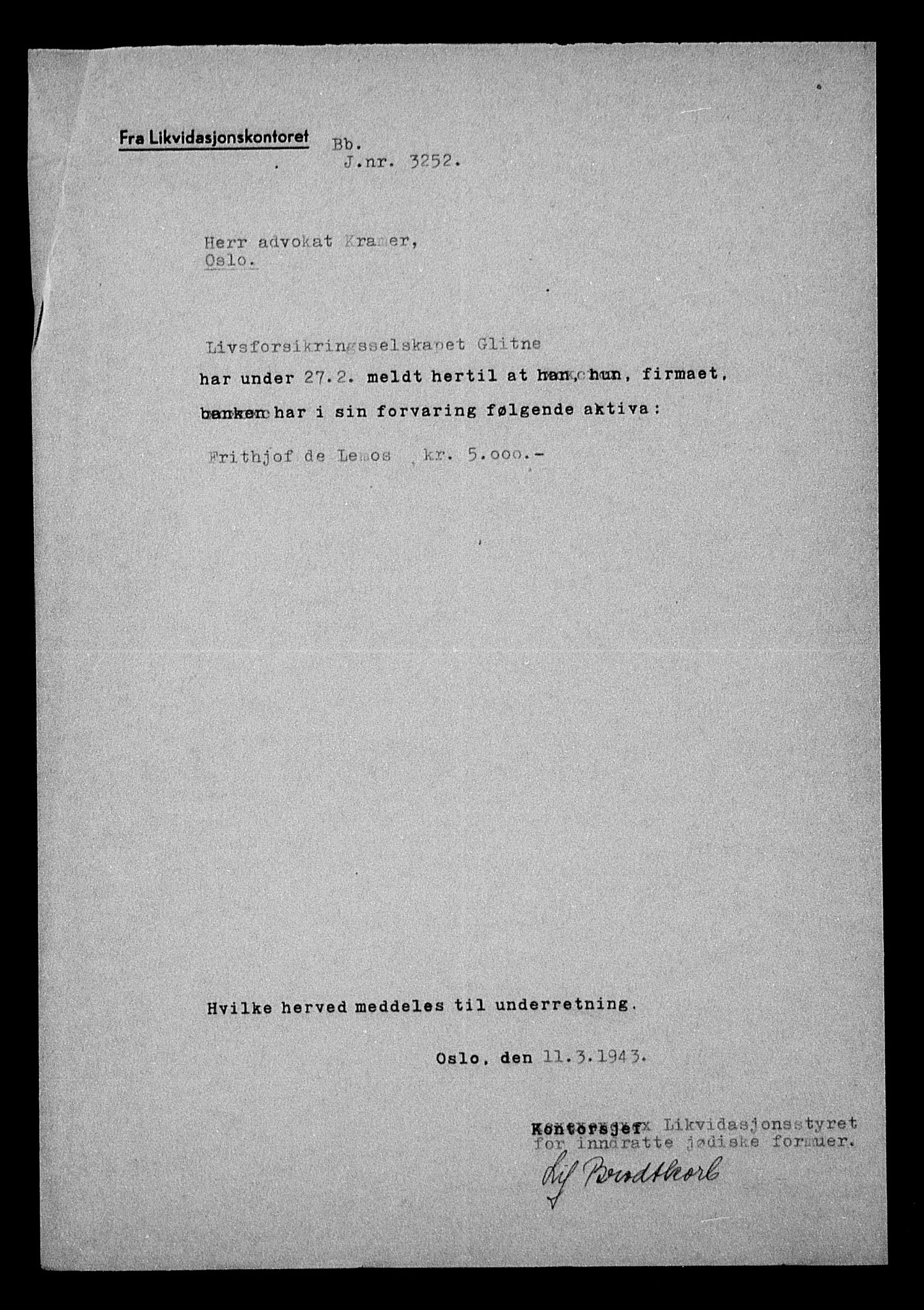 Justisdepartementet, Tilbakeføringskontoret for inndratte formuer, RA/S-1564/H/Hc/Hcc/L0956: --, 1945-1947, p. 177