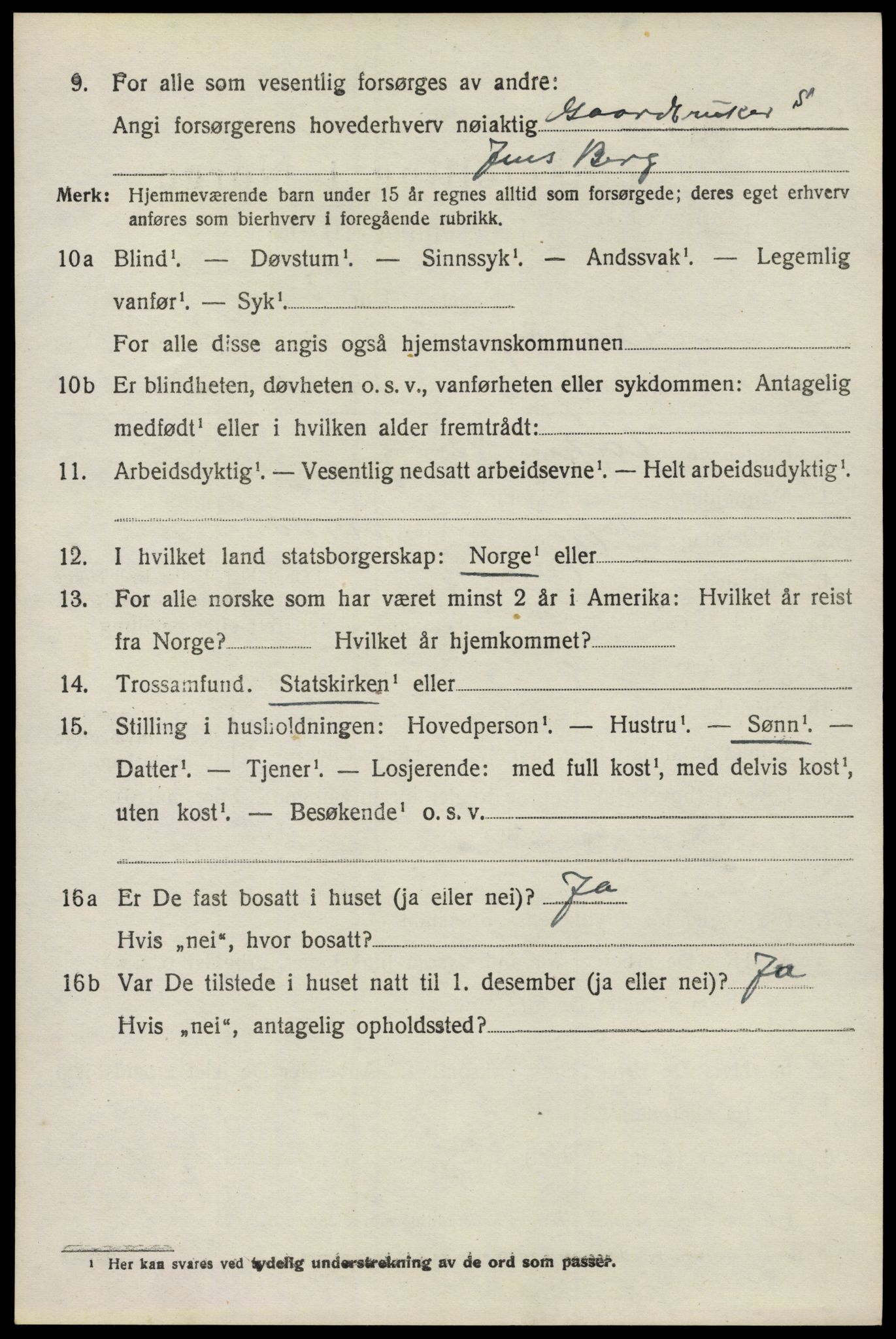 SAO, 1920 census for Onsøy, 1920, p. 3346