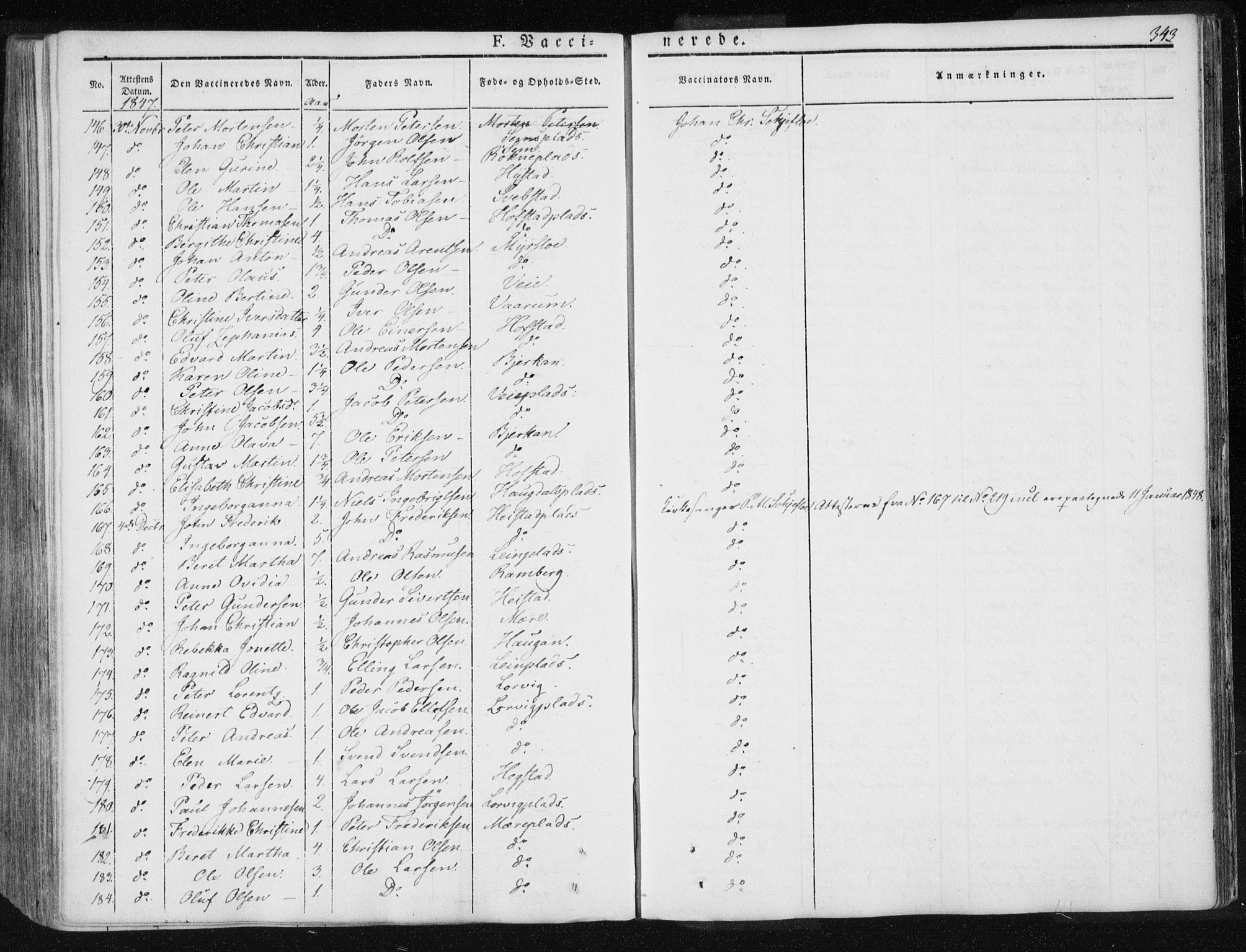 Ministerialprotokoller, klokkerbøker og fødselsregistre - Nord-Trøndelag, SAT/A-1458/735/L0339: Parish register (official) no. 735A06 /1, 1836-1848, p. 343