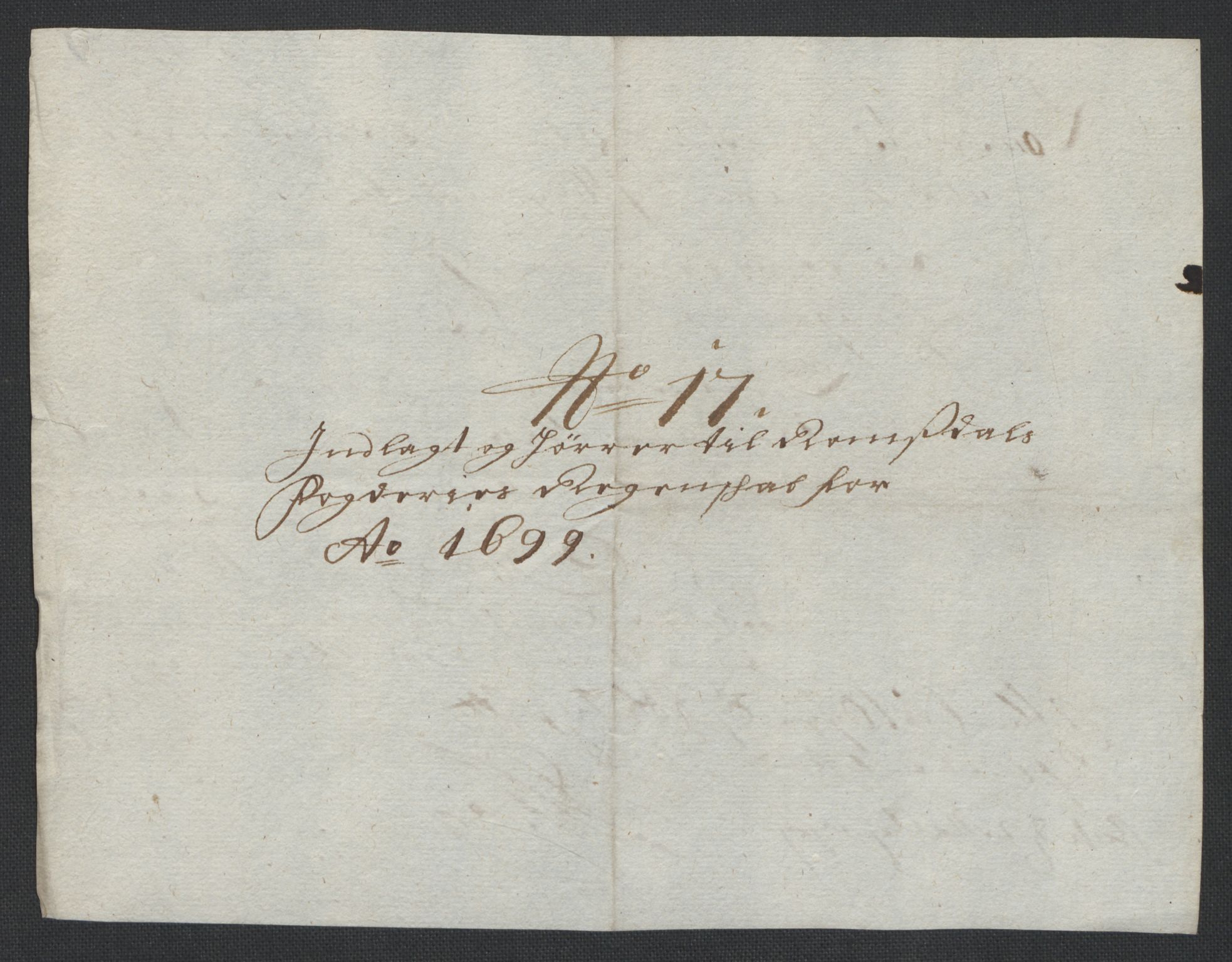 Rentekammeret inntil 1814, Reviderte regnskaper, Fogderegnskap, AV/RA-EA-4092/R55/L3654: Fogderegnskap Romsdal, 1699-1700, p. 130