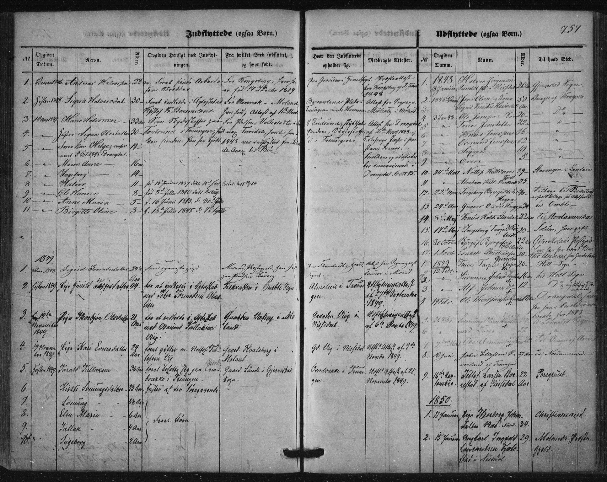 Nissedal kirkebøker, SAKO/A-288/F/Fa/L0003: Parish register (official) no. I 3, 1846-1870, p. 756-757