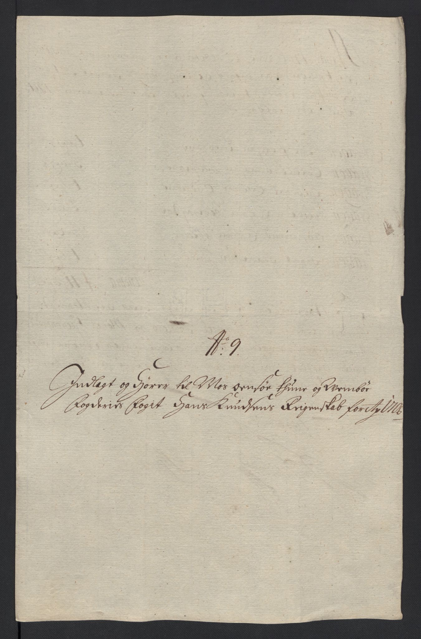 Rentekammeret inntil 1814, Reviderte regnskaper, Fogderegnskap, AV/RA-EA-4092/R04/L0133: Fogderegnskap Moss, Onsøy, Tune, Veme og Åbygge, 1705-1706, p. 322