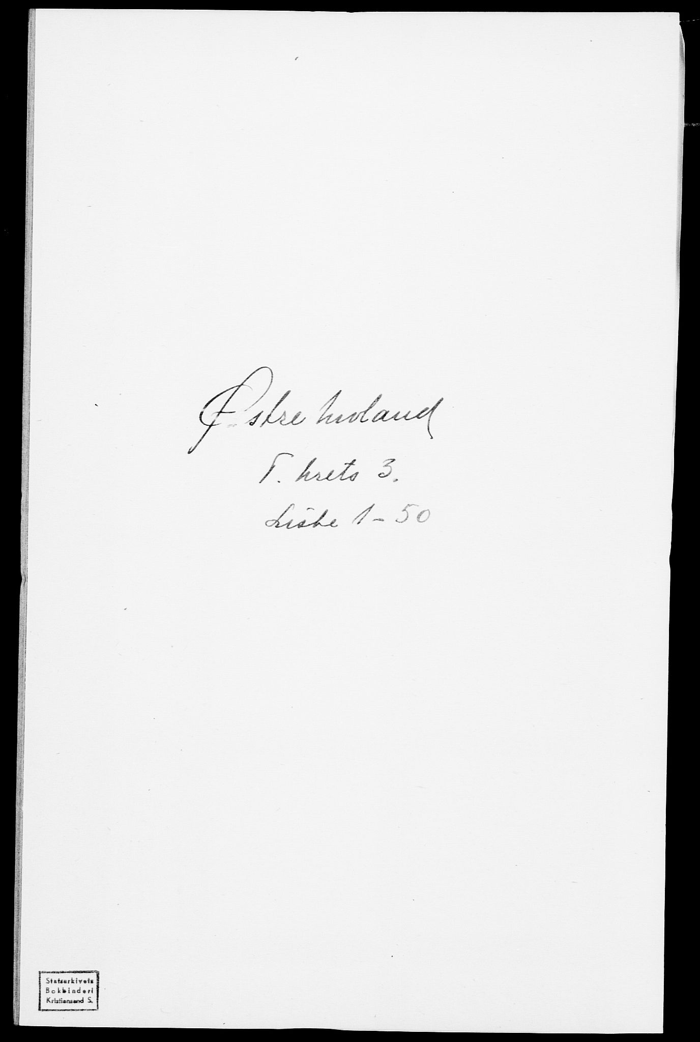 SAK, 1875 census for 0918P Austre Moland, 1875, p. 3014