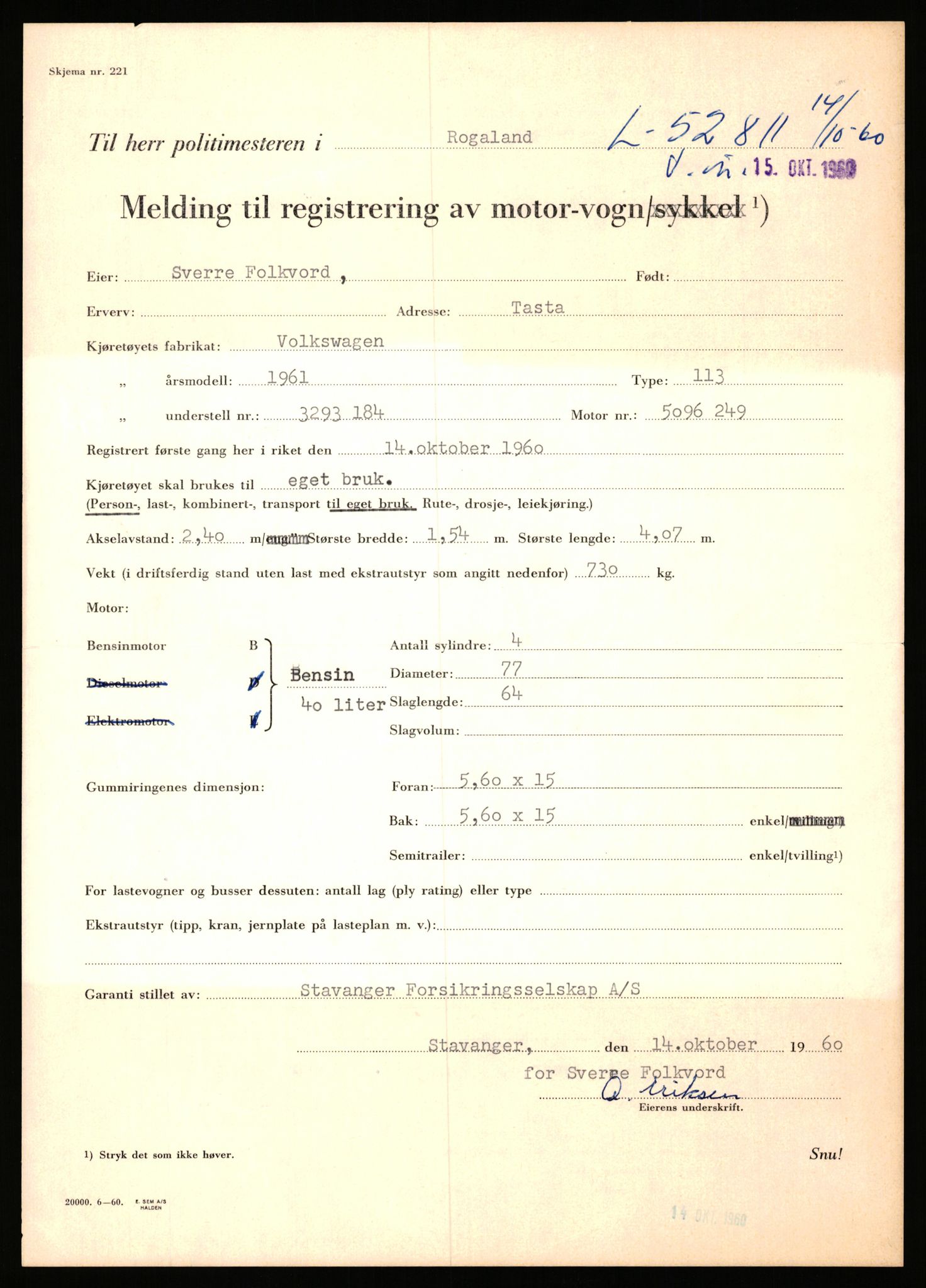 Stavanger trafikkstasjon, AV/SAST-A-101942/0/F/L0052: L-52100 - L-52899, 1930-1971, p. 2017