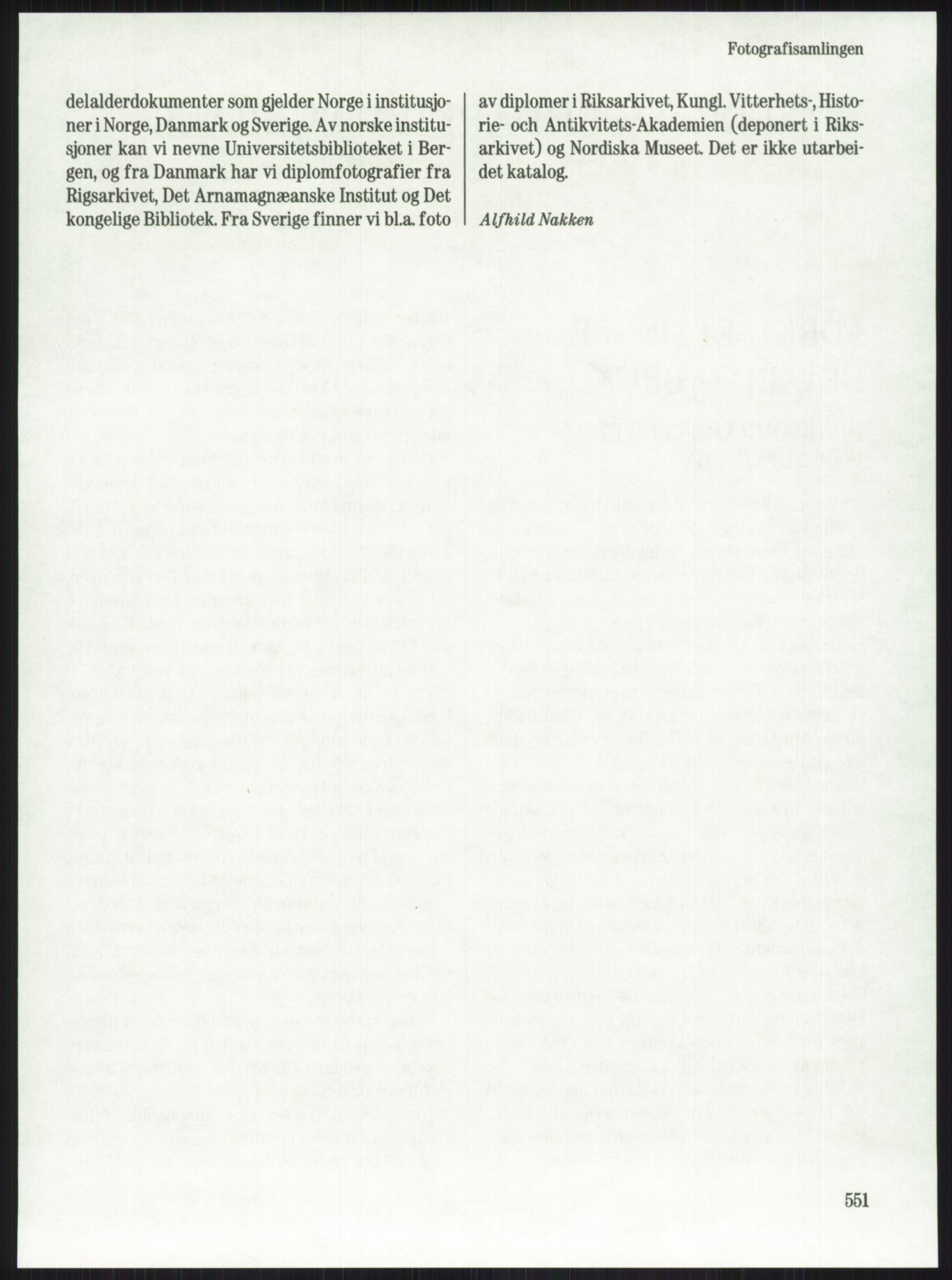 Publikasjoner utgitt av Arkivverket, PUBL/PUBL-001/A/0001: Knut Johannessen, Ole Kolsrud og Dag Mangset (red.): Håndbok for Riksarkivet (1992), 1992, p. 551