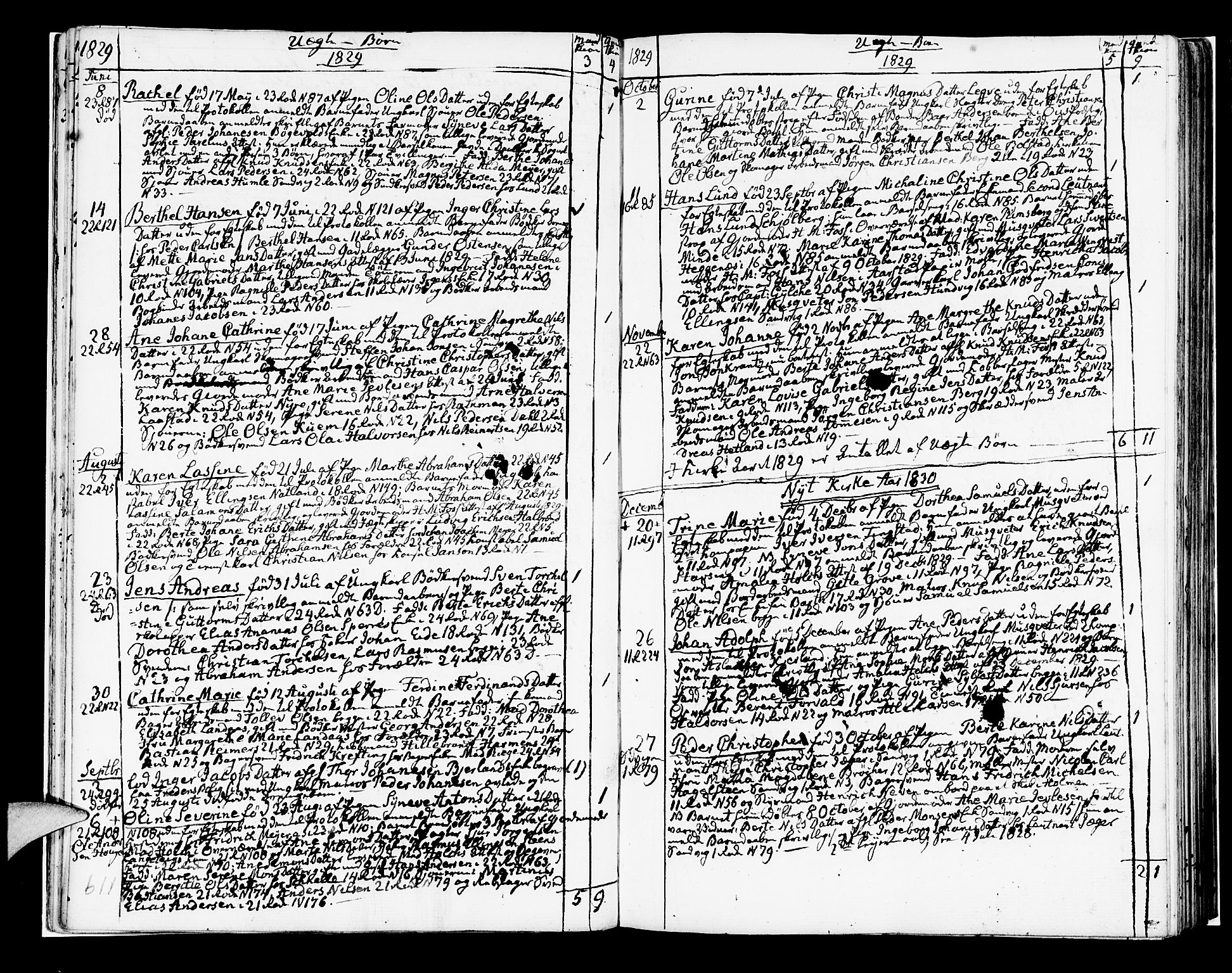 Korskirken sokneprestembete, AV/SAB-A-76101/H/Hab: Parish register (copy) no. A 4, 1820-1832, p. 119