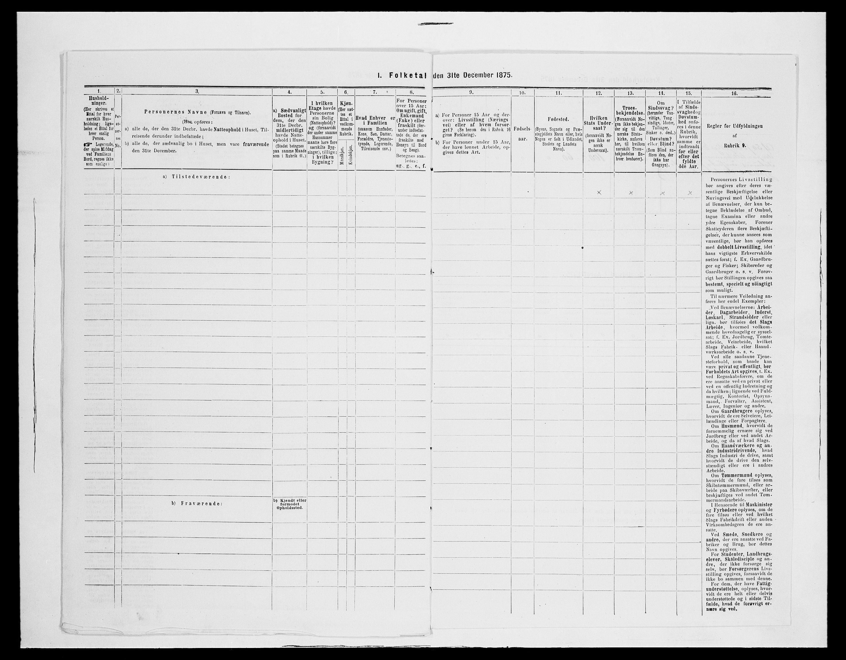 SAH, 1875 census for 0501B Fåberg/Lillehammer, 1875, p. 119