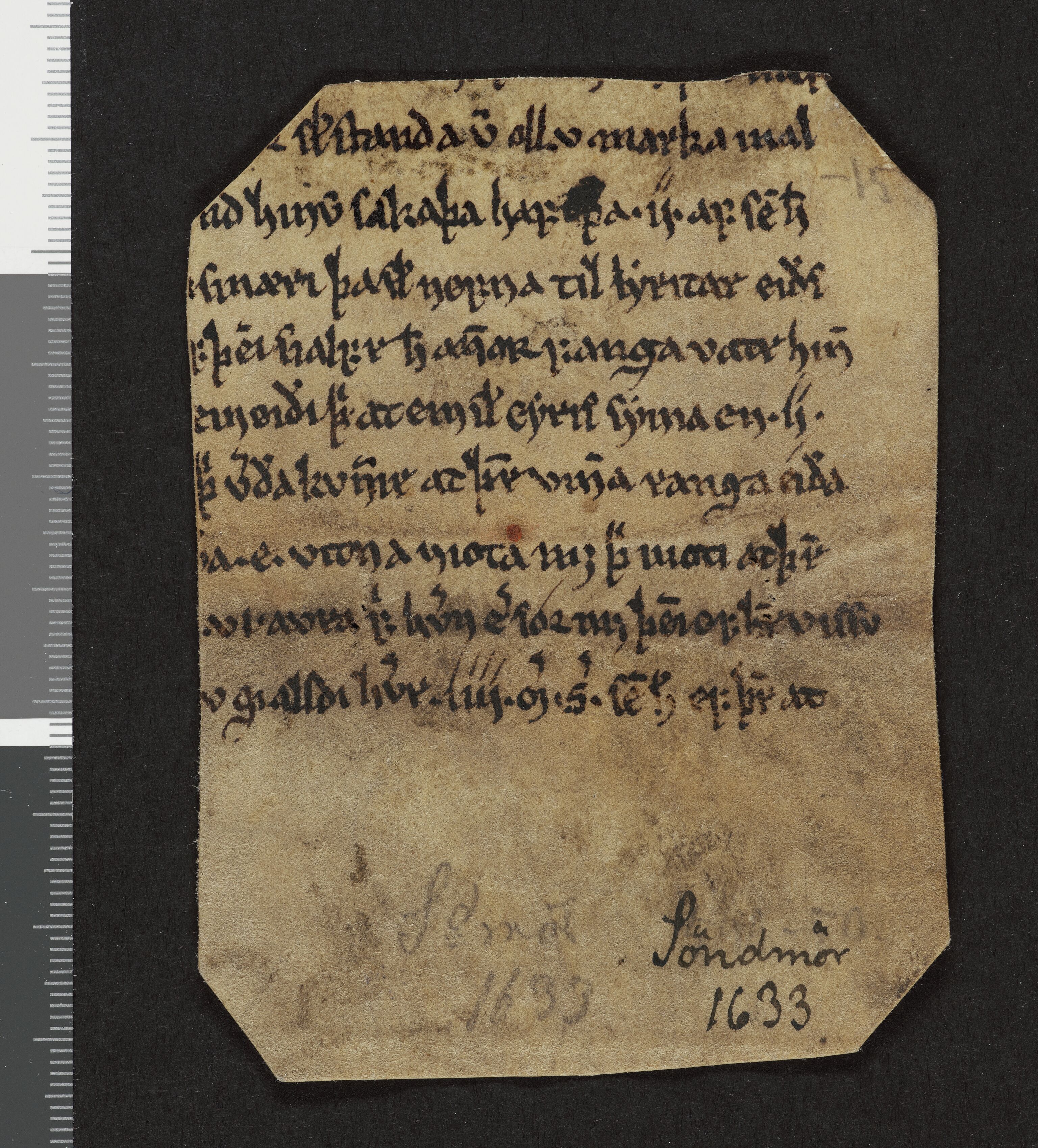 Riksarkivets diplomsamling, AV/RA-EA-5965/F26/L0002: Norrøne membranfragmenter bestand 2-9 (10), 1100-1536, p. 59