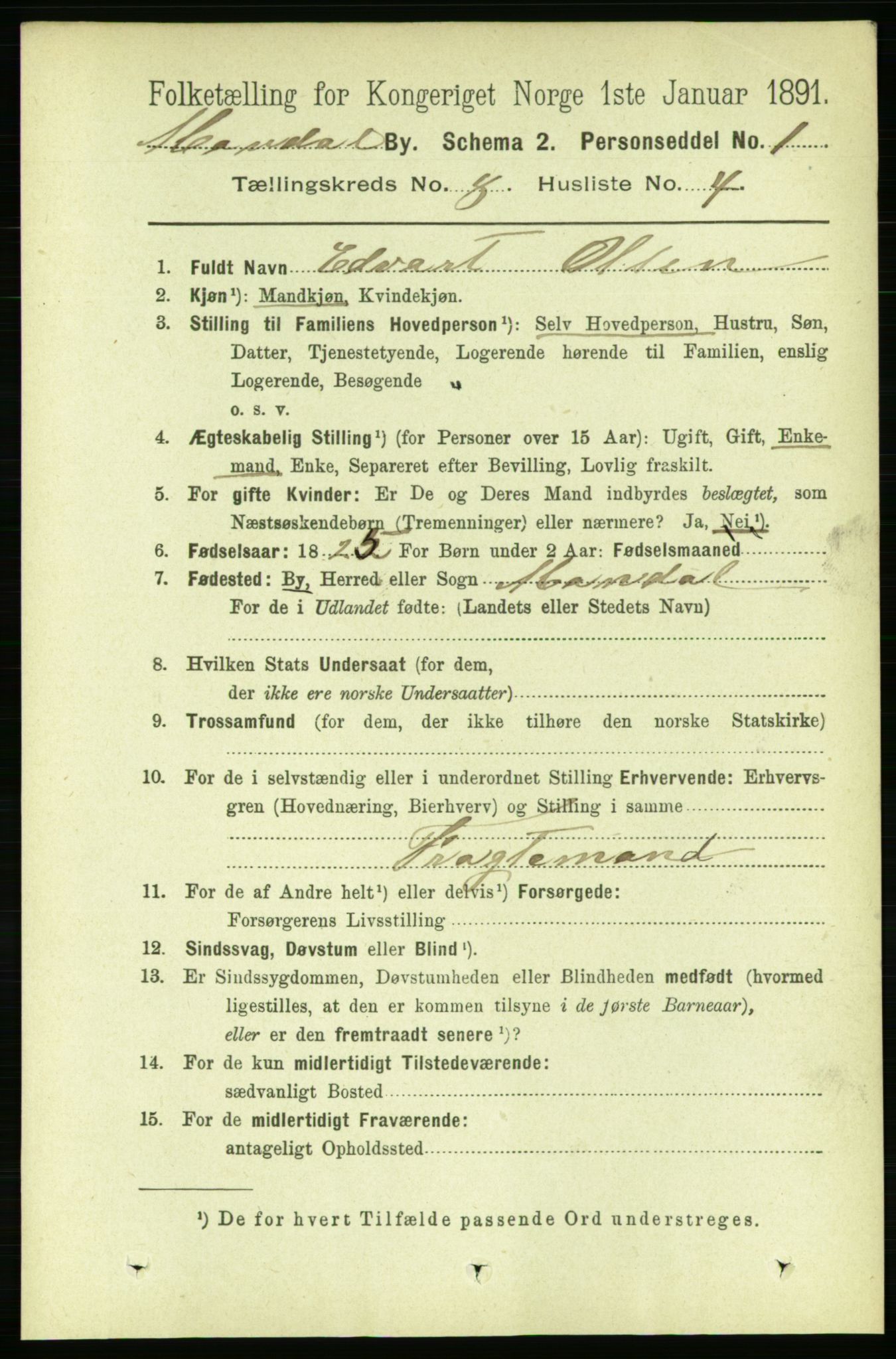 RA, 1891 census for 1002 Mandal, 1891, p. 2366