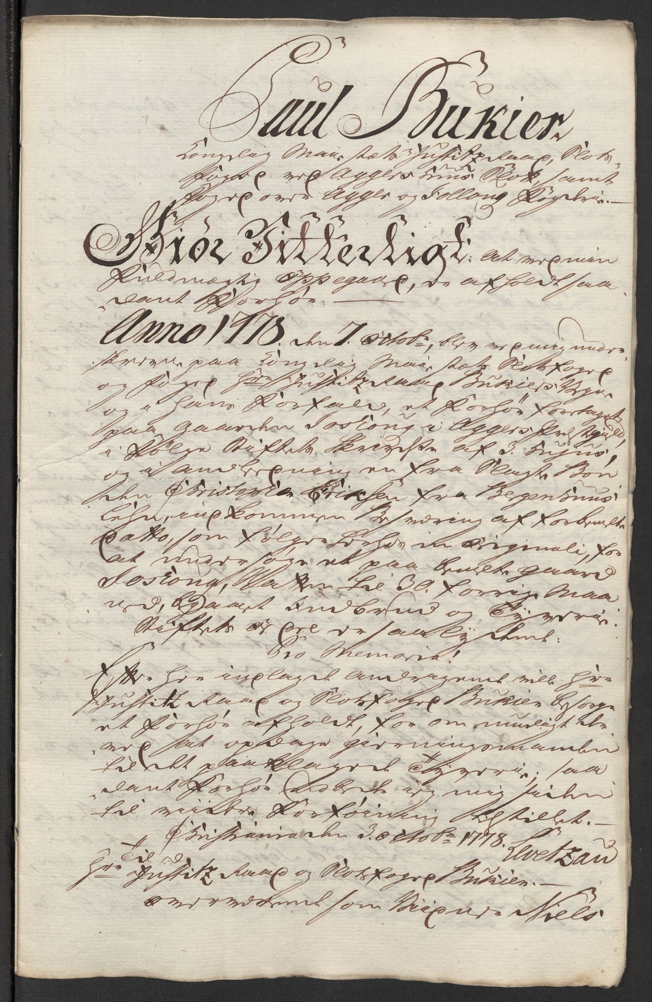 Kristiania stiftamt, SAO/A-10386/G/Gm/L0012: Domsakter og forhør, 1777-1783, p. 65