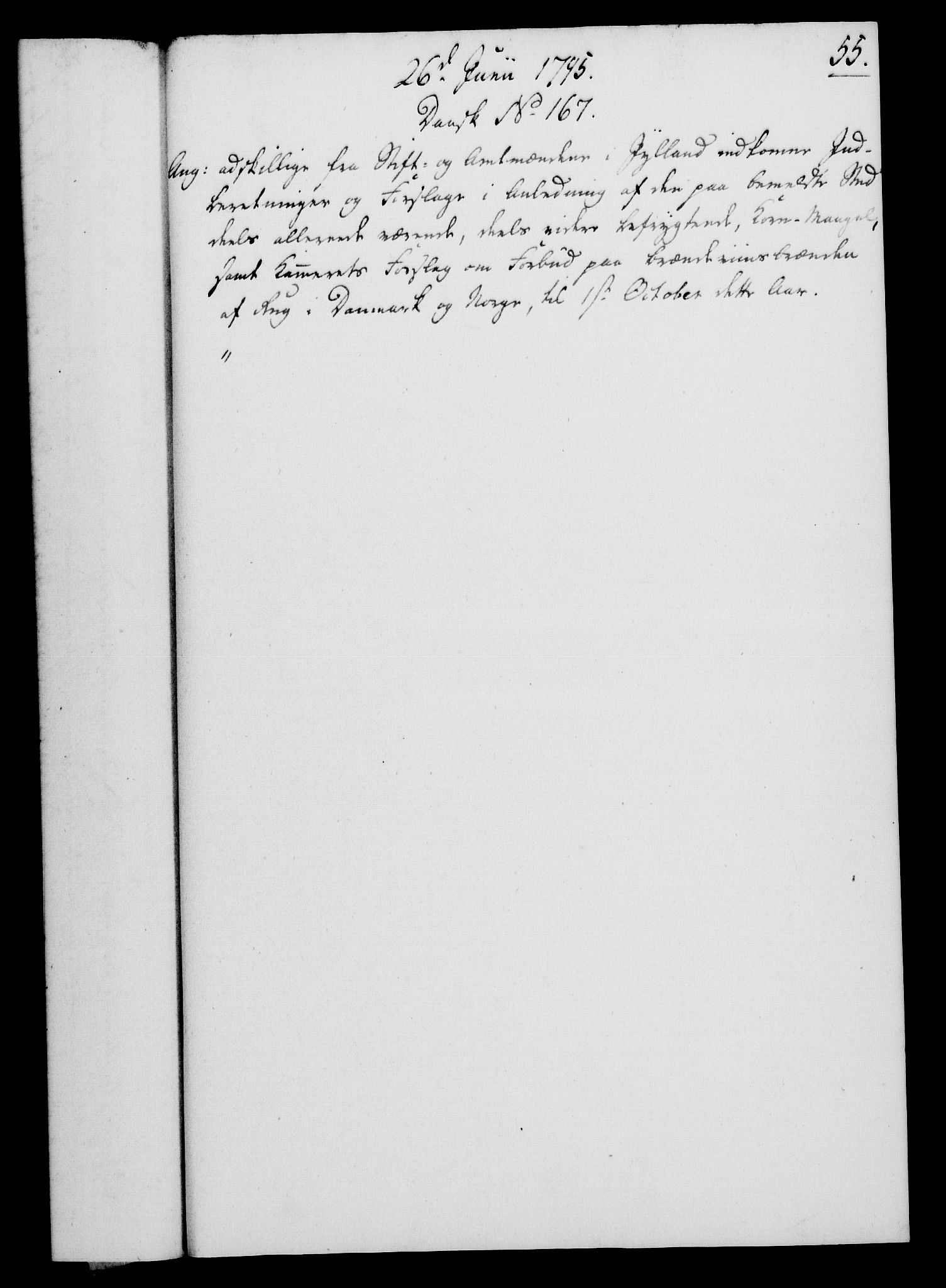 Rentekammeret, Kammerkanselliet, RA/EA-3111/G/Gf/Gfa/L0077: Norsk relasjons- og resolusjonsprotokoll (merket RK 52.77), 1795, p. 302