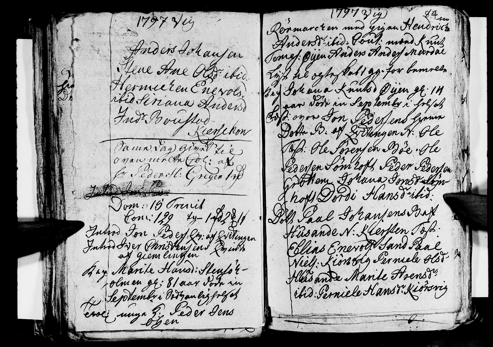 Ministerialprotokoller, klokkerbøker og fødselsregistre - Nordland, AV/SAT-A-1459/812/L0184: Parish register (copy) no. 812C02, 1793-1809, p. 84