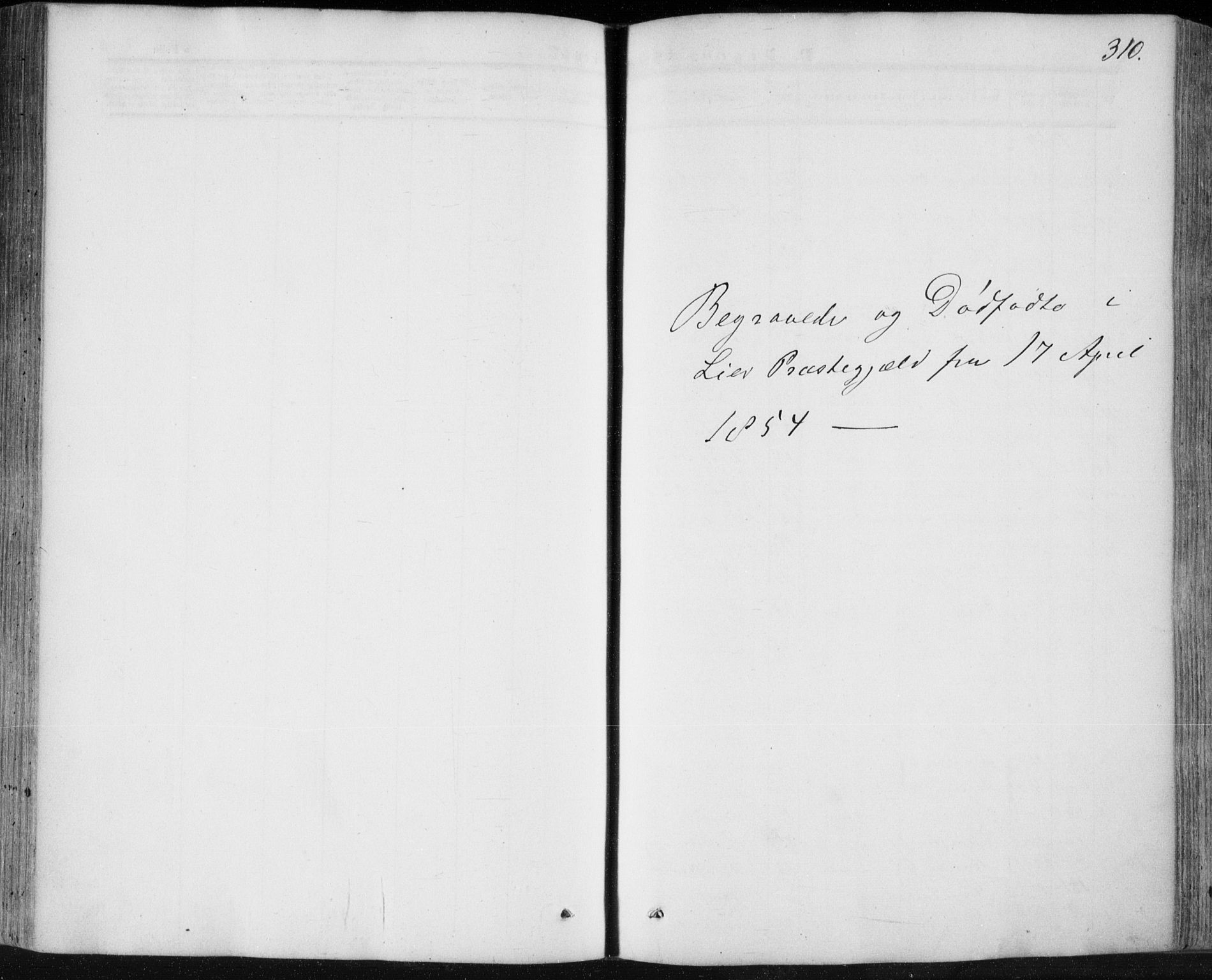 Lier kirkebøker, AV/SAKO-A-230/F/Fa/L0012: Parish register (official) no. I 12, 1854-1864, p. 310