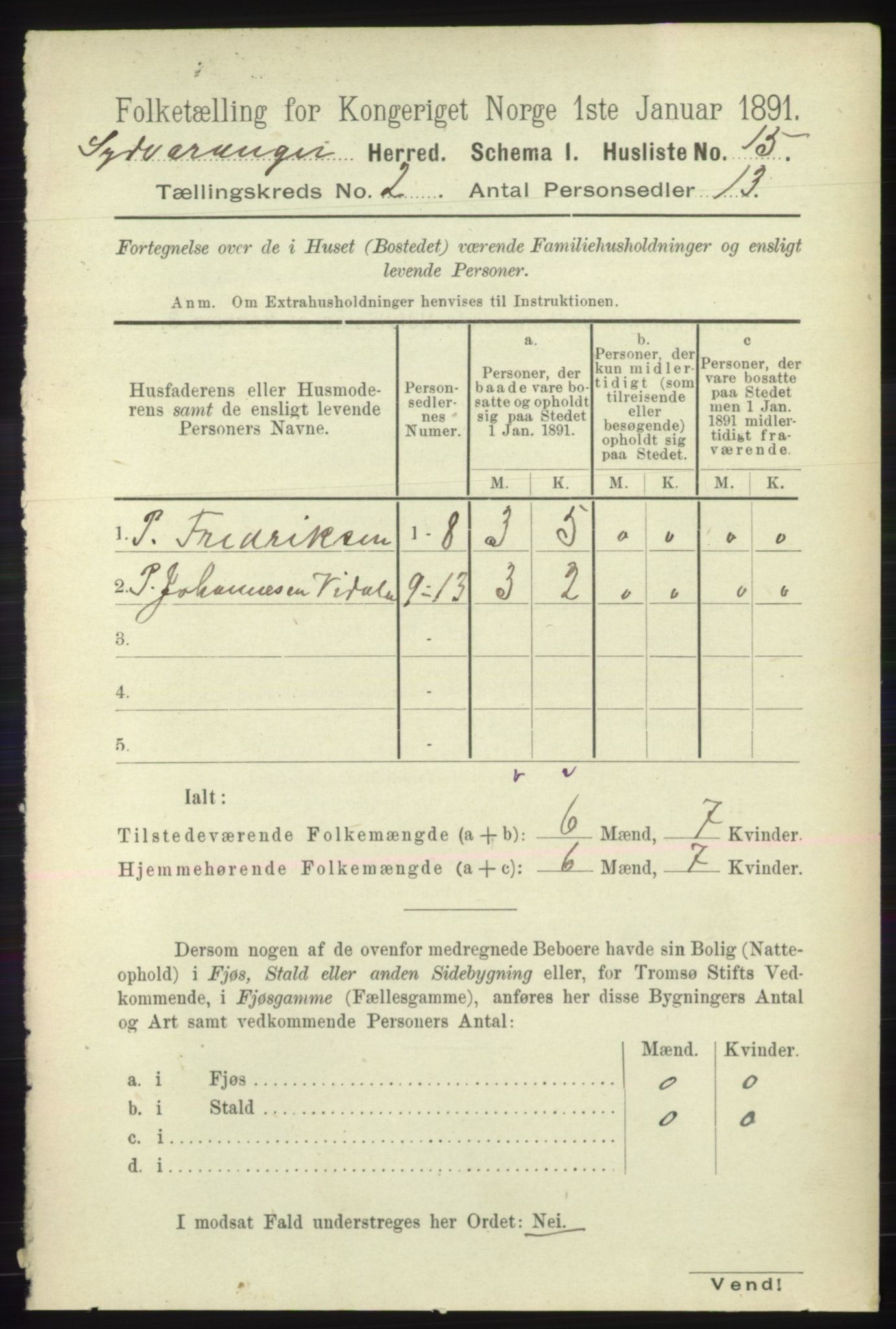 RA, 1891 census for 2030 Sør-Varanger, 1891, p. 368