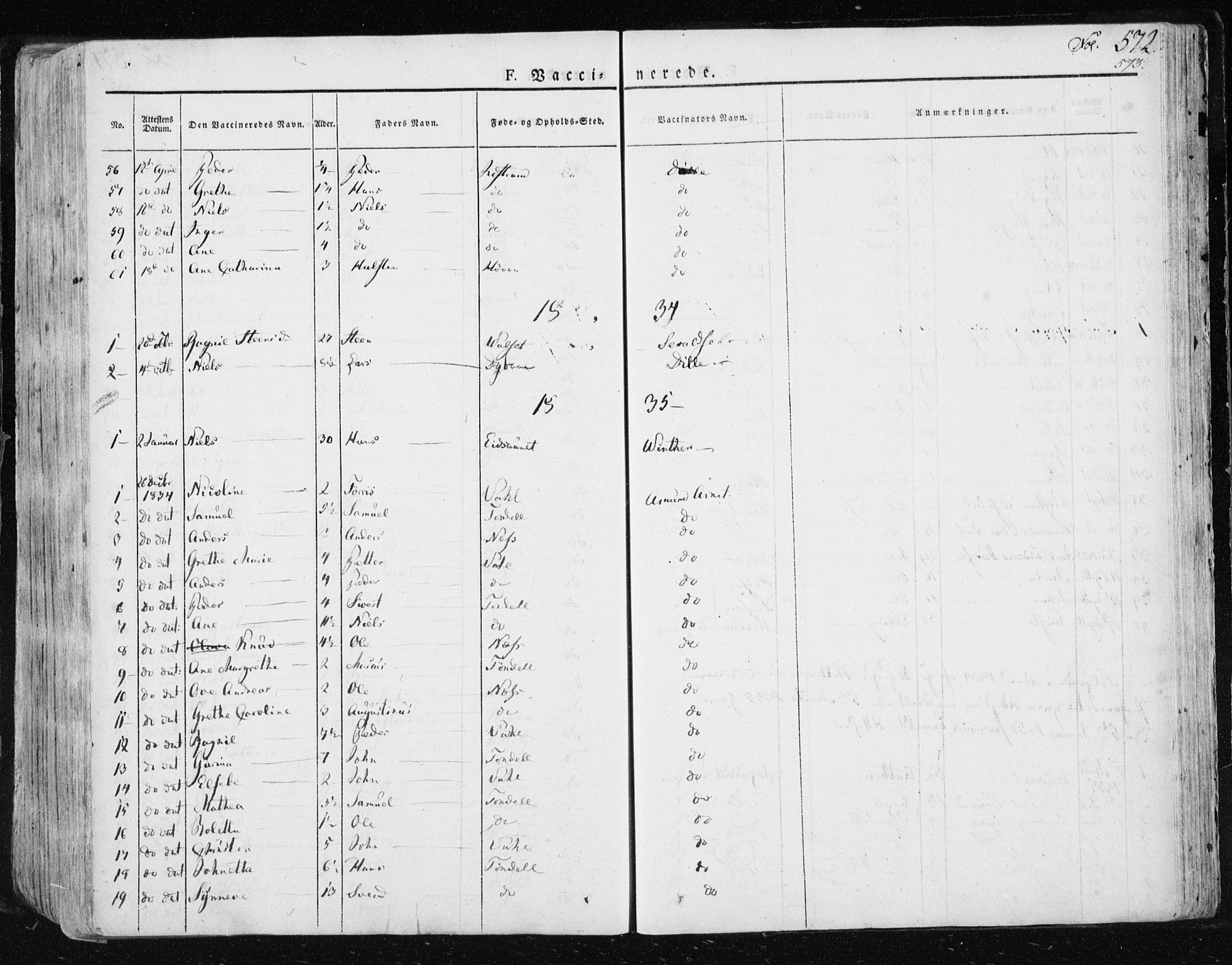 Ministerialprotokoller, klokkerbøker og fødselsregistre - Sør-Trøndelag, SAT/A-1456/659/L0735: Parish register (official) no. 659A05, 1826-1841, p. 572